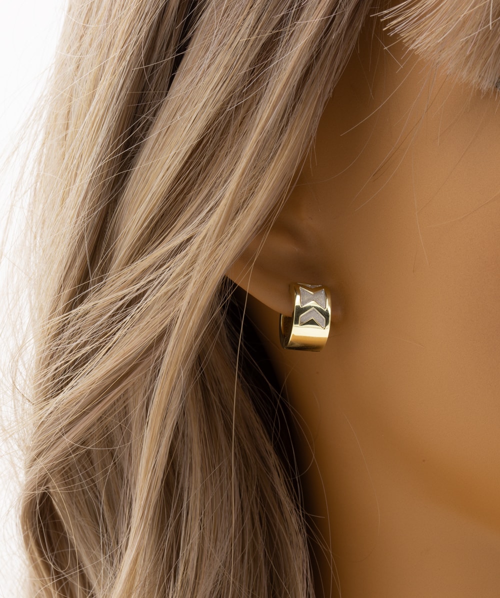 Creolen 375er Gold bicolor