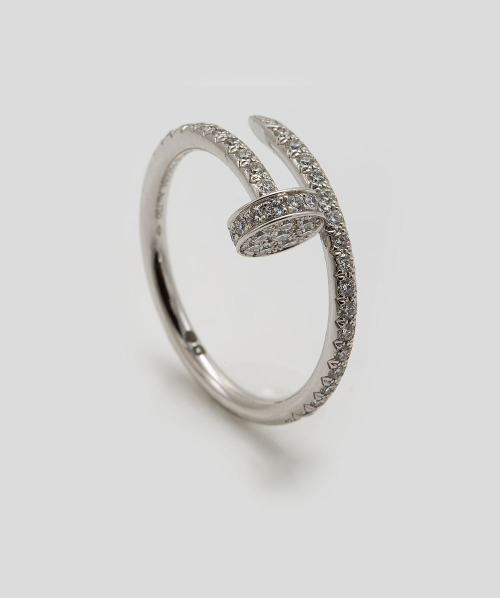 Cartier Juste Un Clou Ring mit Brillanten 750er Weißgold