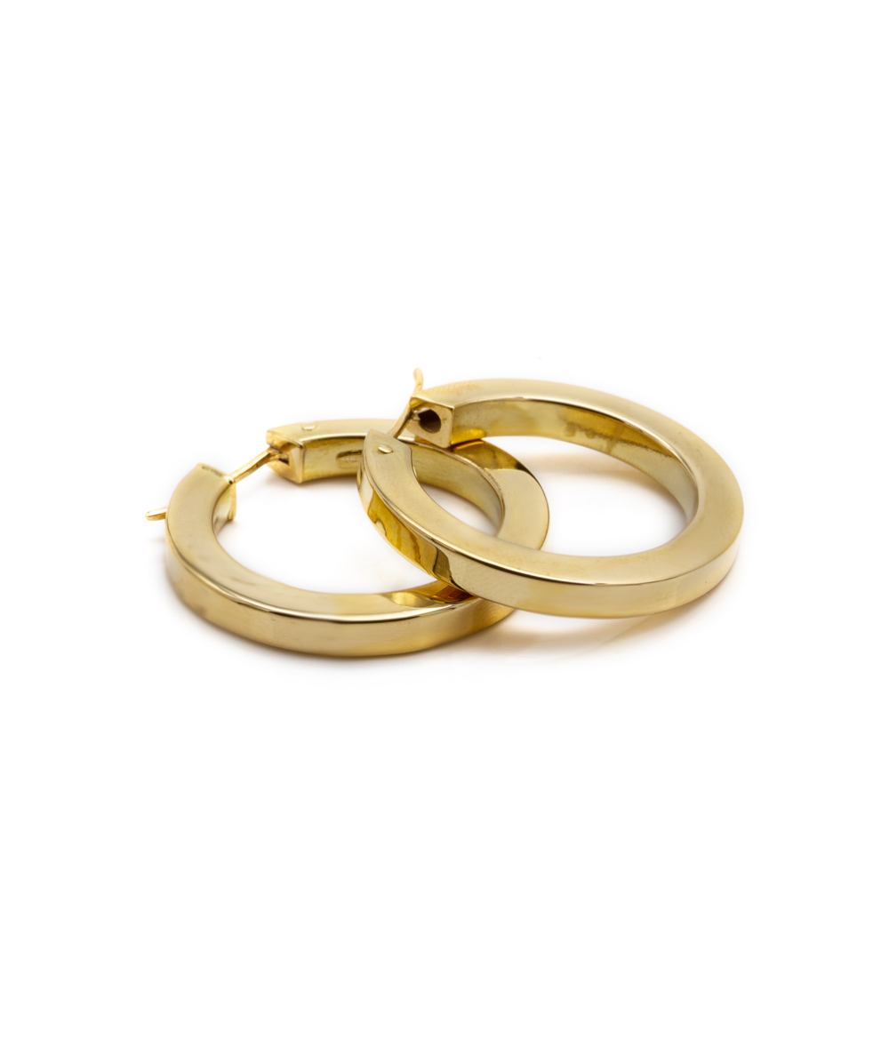 Creolen 750er Gelbgold