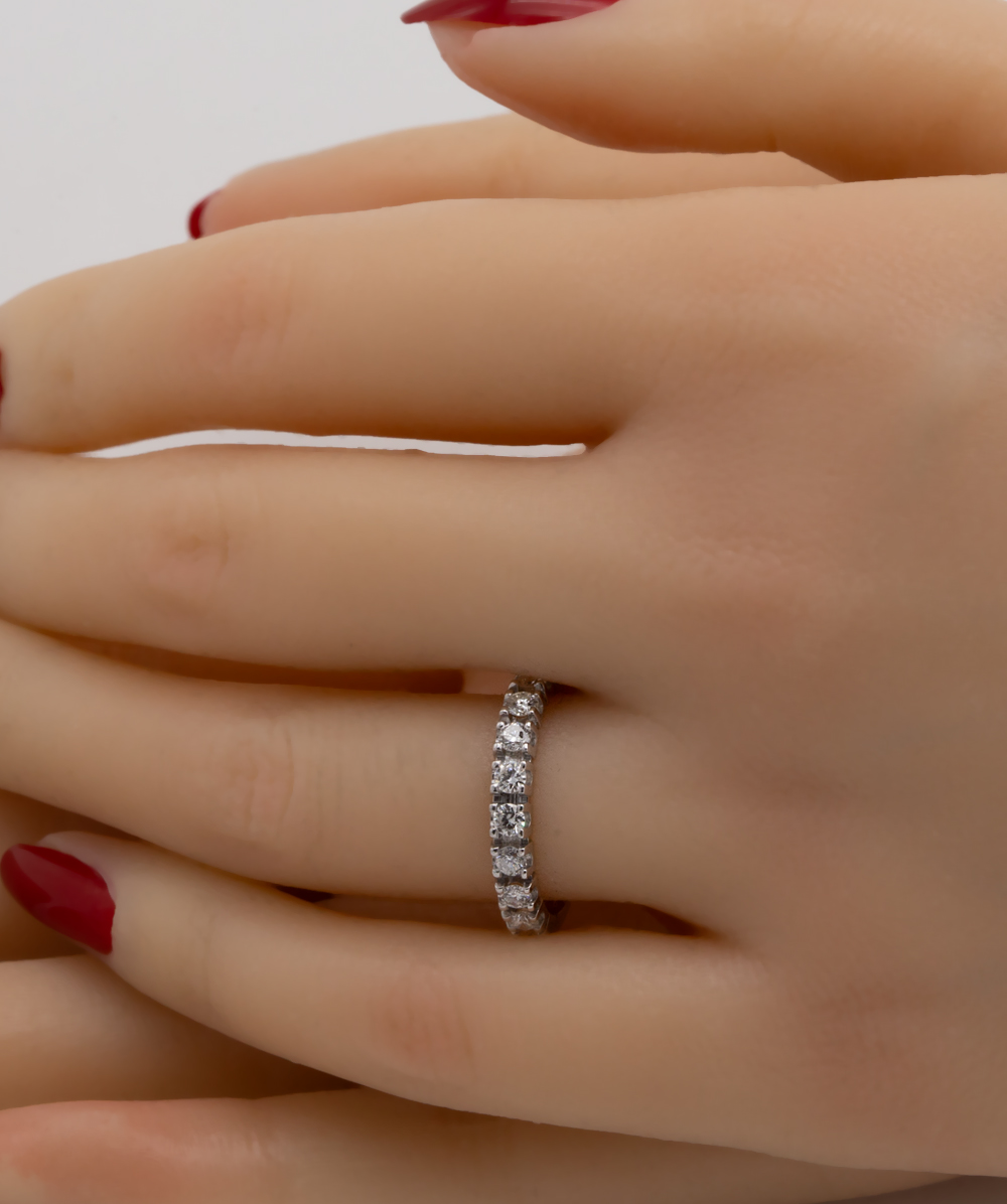Ring mit Brillanten 585er Weißgold