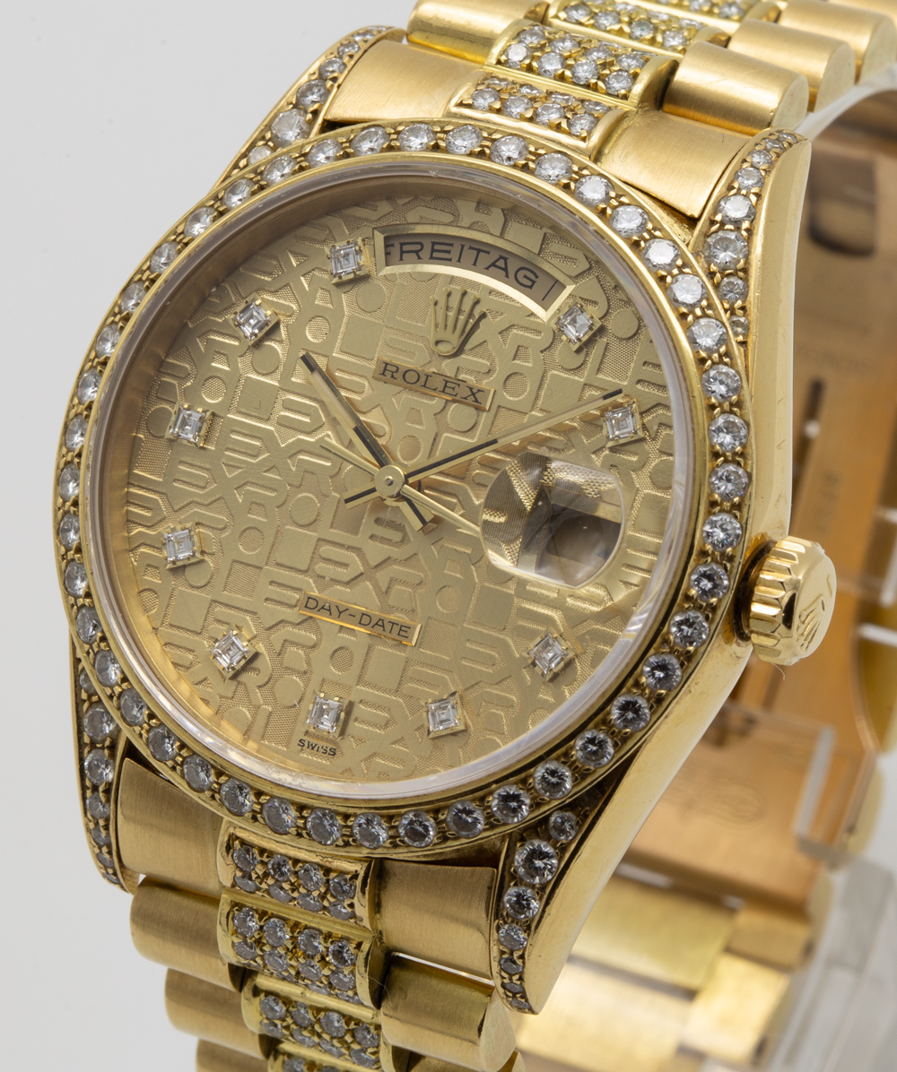 Rolex Day-Date 36mm Referenz: 18238 Iced Out