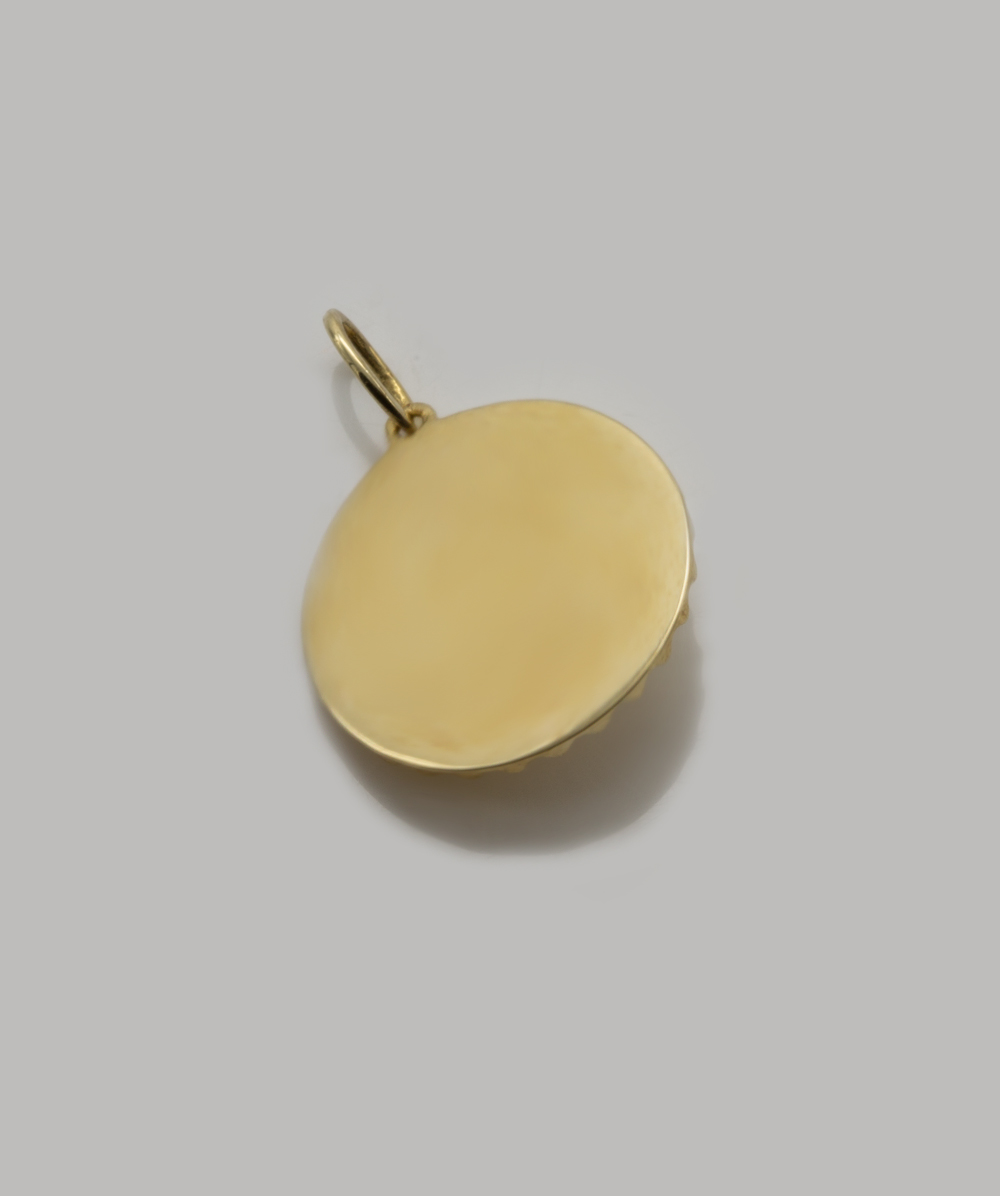 Anhänger mit Zuchtperle 333er Gelbgold