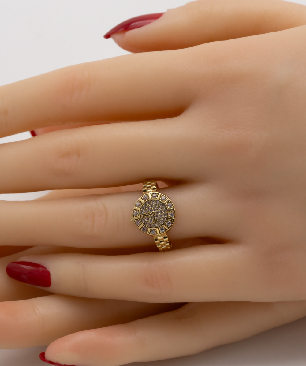 Ring mit Zirkonia 585er Gold