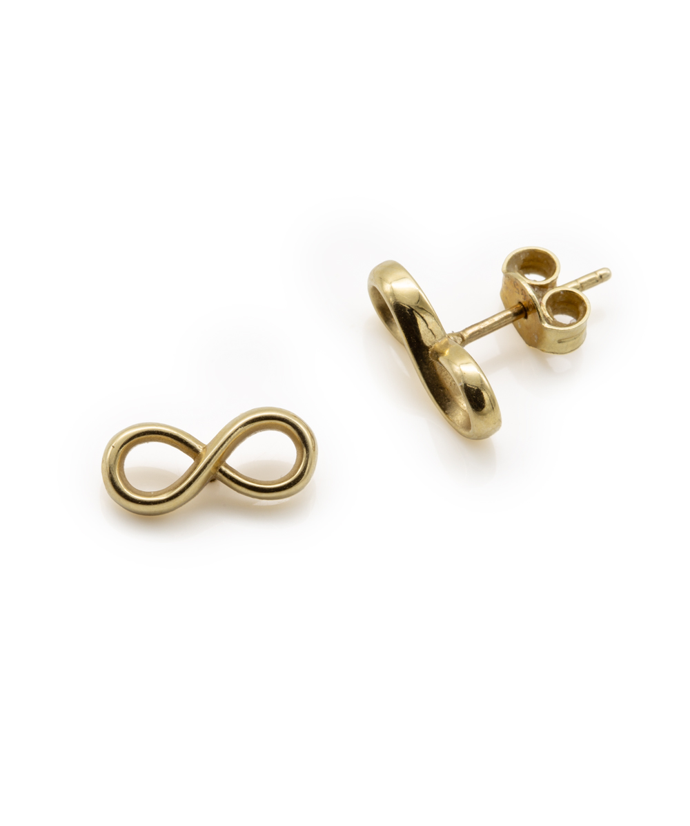 Ohrstecker Unendlichkeit 585er Gelbgold