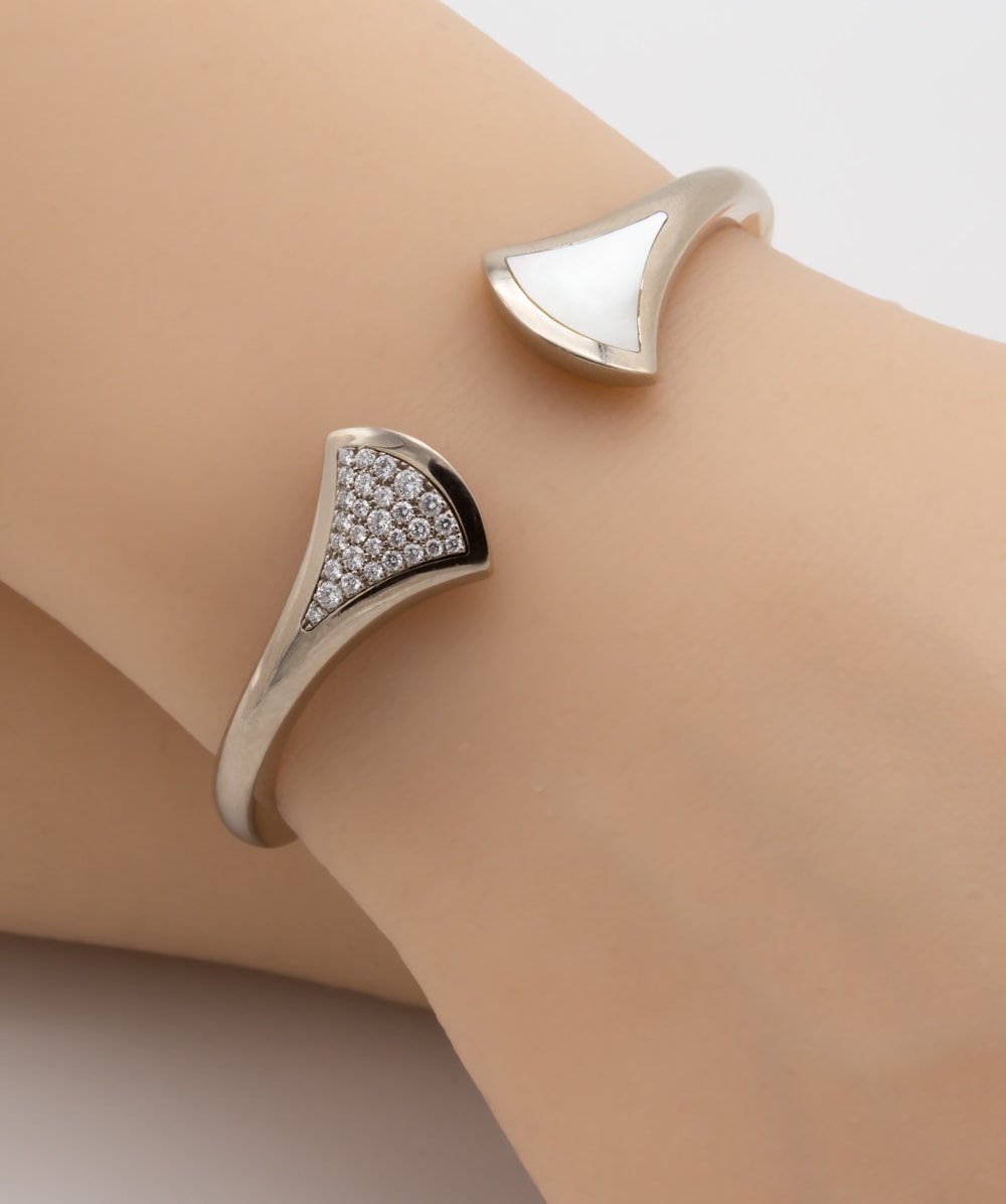 Bvlgari Divas Dream Armspange  750er Weißgold 