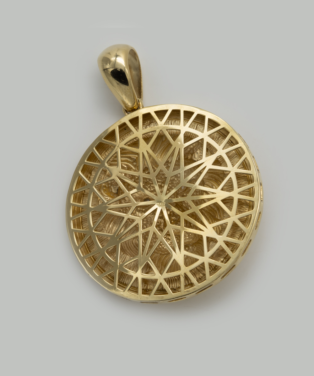 Anhänger Löwe mit Zirkonia 585er Gelbgold - Alternative View