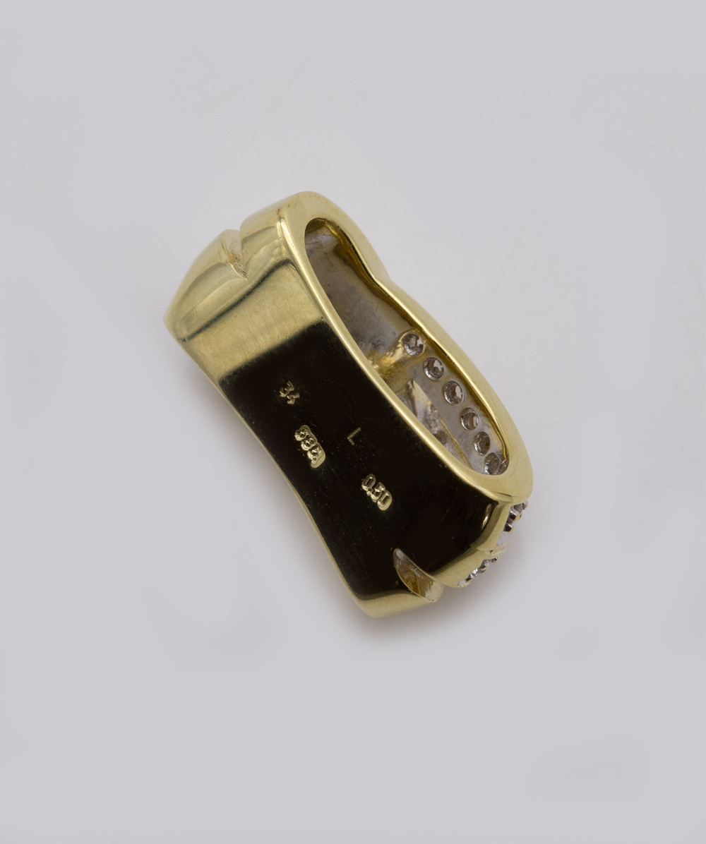 Anhänger mit Brillanten 585er Gelbgold