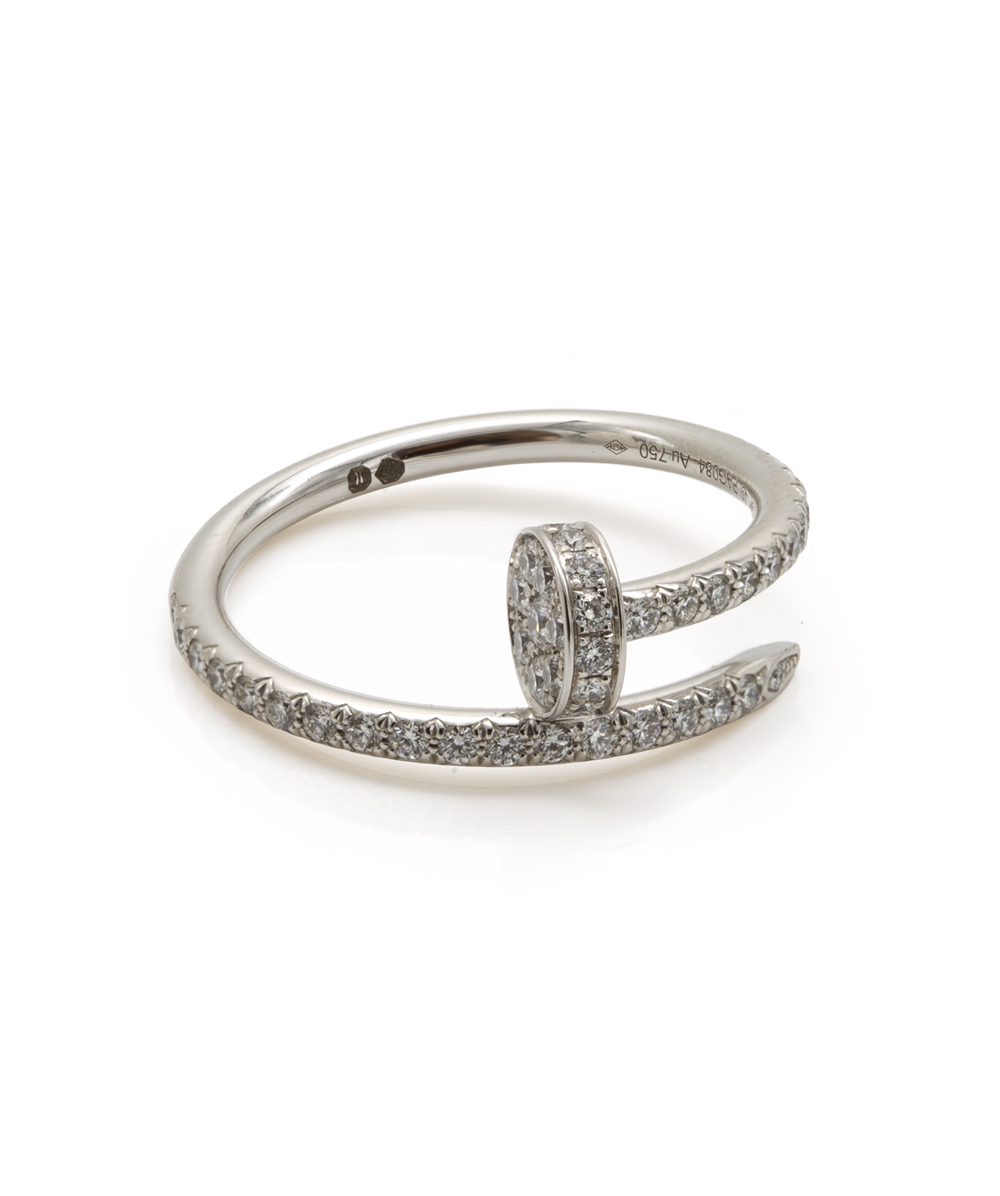 Cartier Juste Un Clou Ring mit Brillanten 750er Weißgold