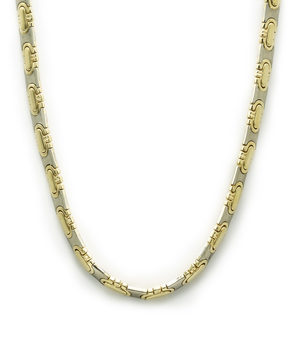 Halskette 585er Gold bicolor