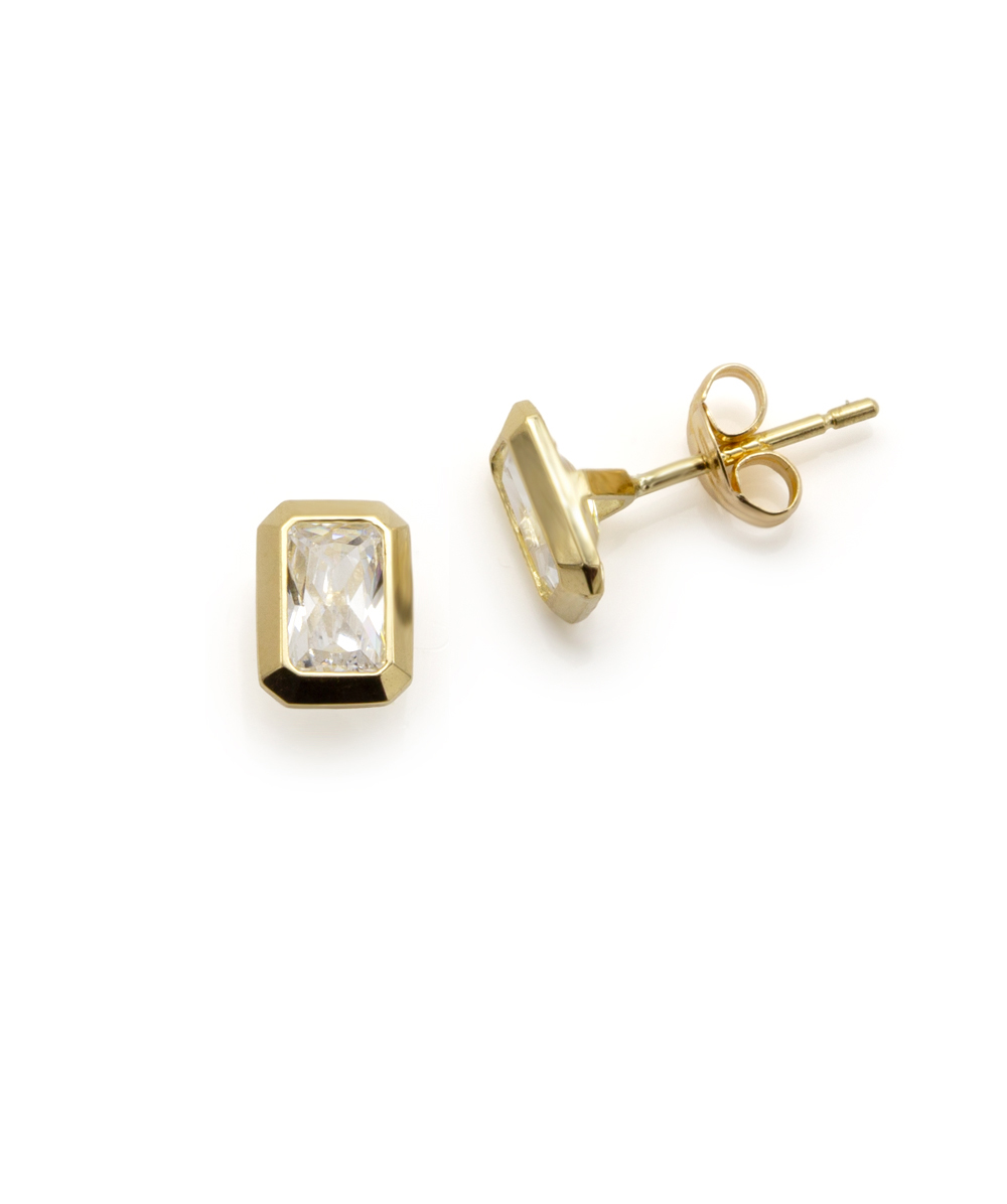 Ohrstecker mit Zirkonia 333er Gelbgold