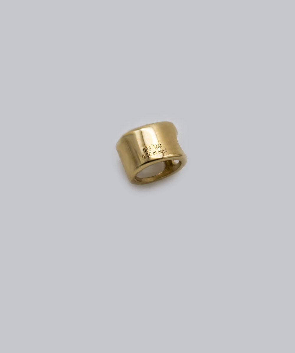 Anhänger Brillantsolitär 585er Gelbgold
