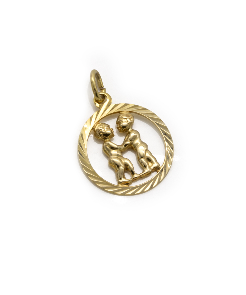 Anhänger Zwilling 333er Gelbgold