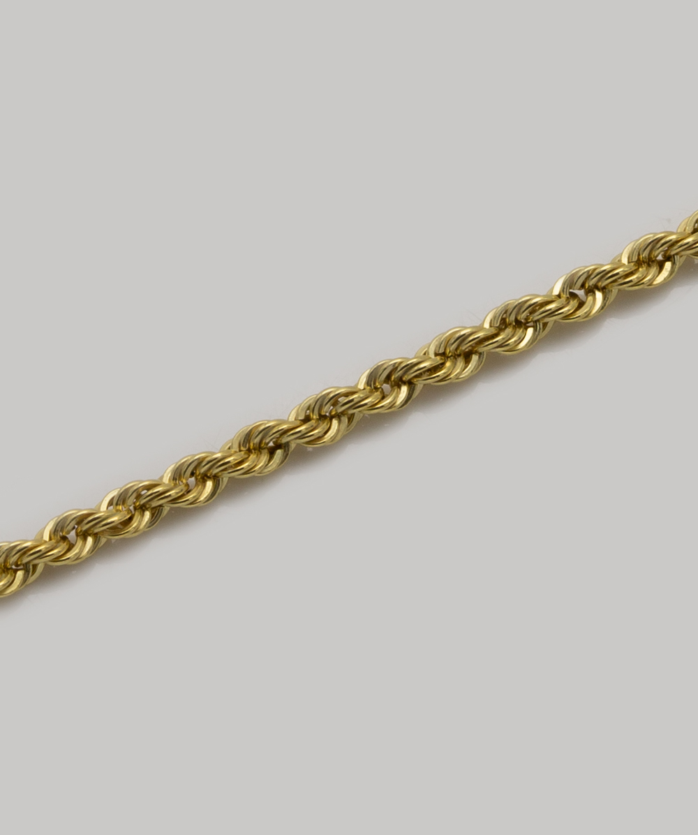 Kordelarmband 333er Gelbgold
