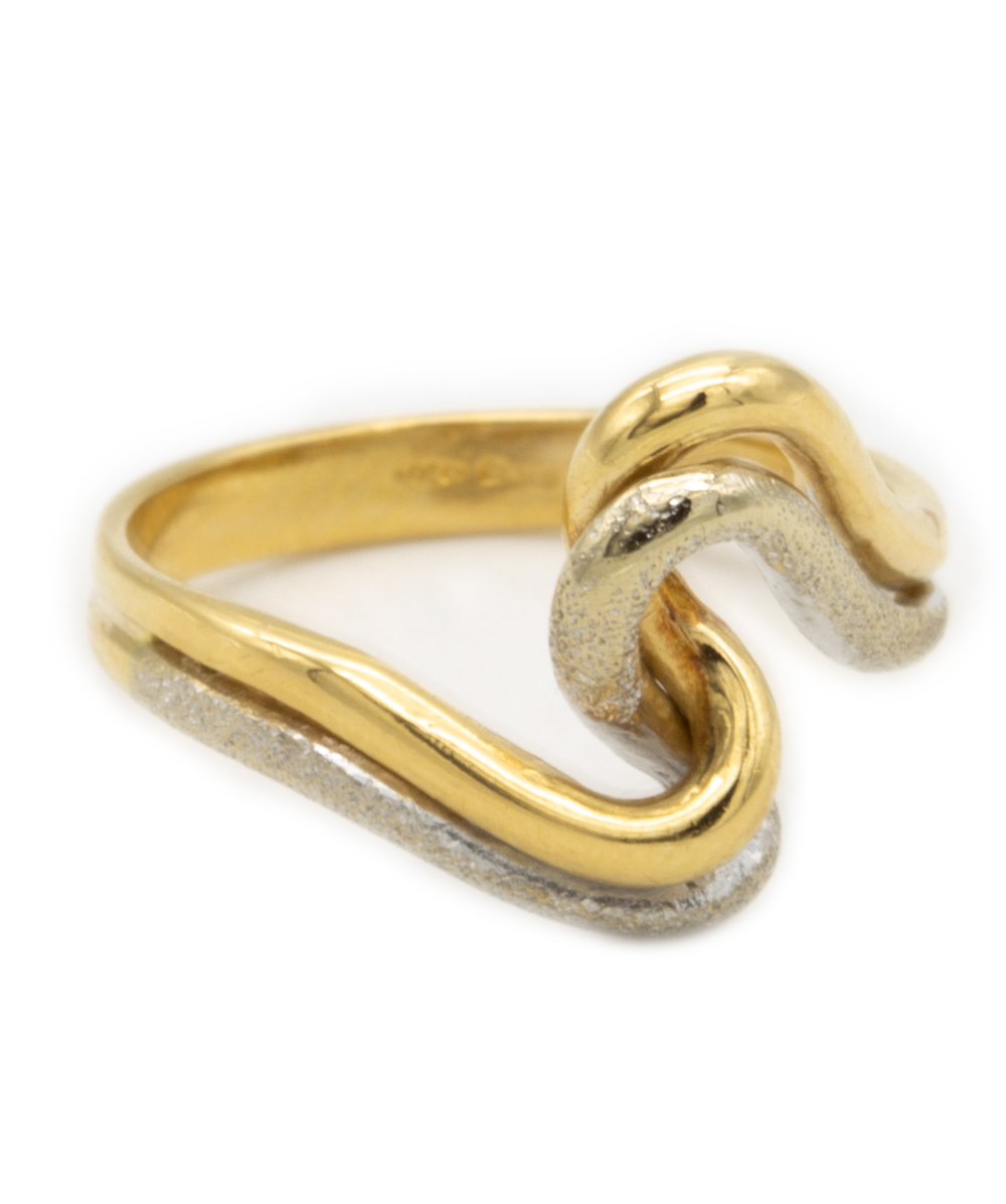 Ring 750er Gold bicolor