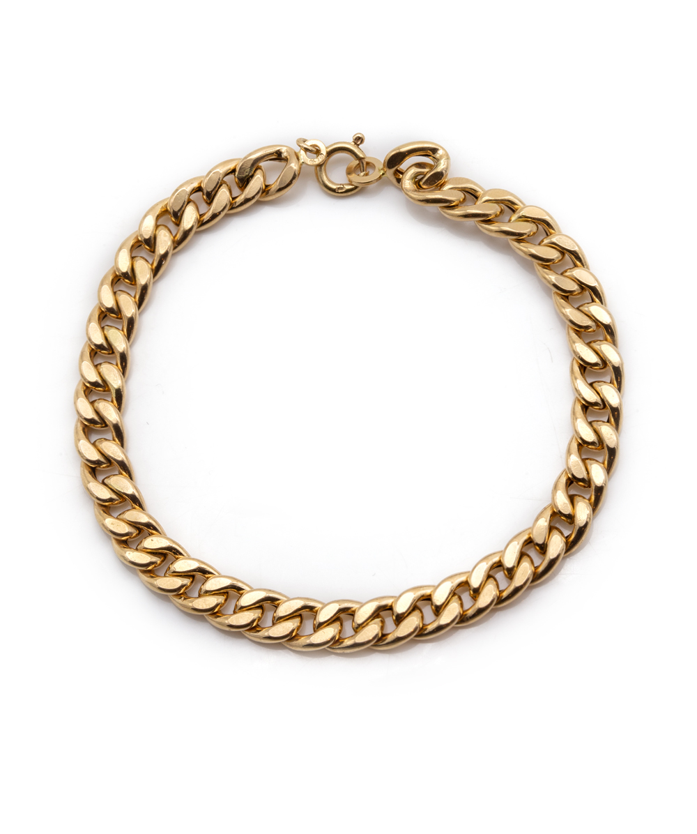Panzerarmband 585er Rotgold