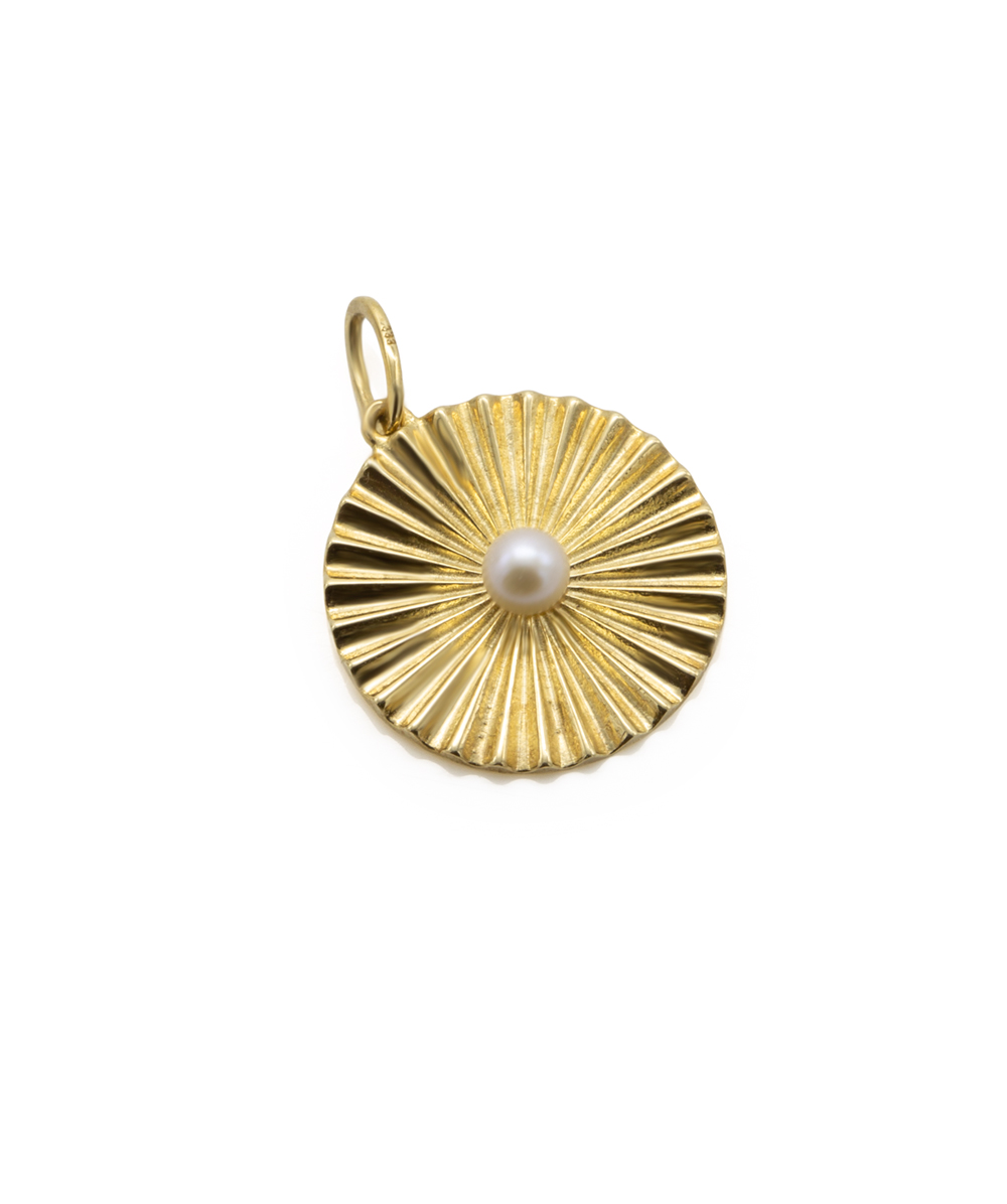 Anhänger mit Zuchtperle 333er Gelbgold