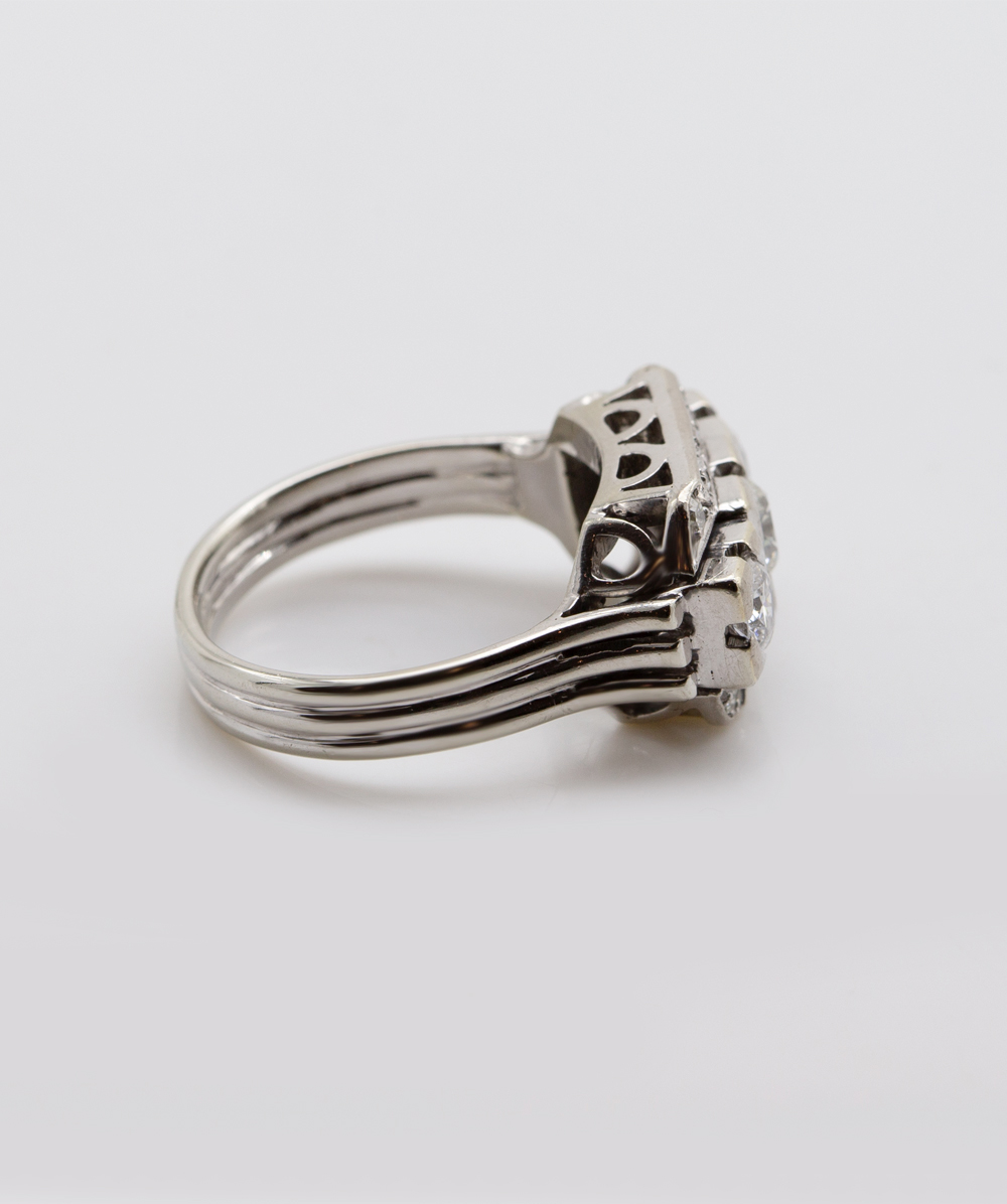 Diamantring 585er Weißgold