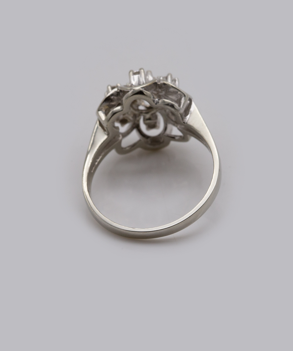 Ring mit Brillanten 585er Weißgold