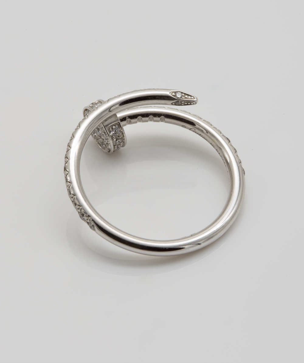 Cartier Juste Un Clou Ring mit Brillanten 750er Weißgold