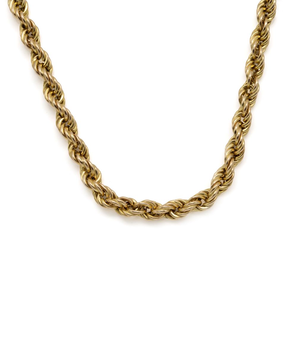 Kordelkette 585er Gelbgold
