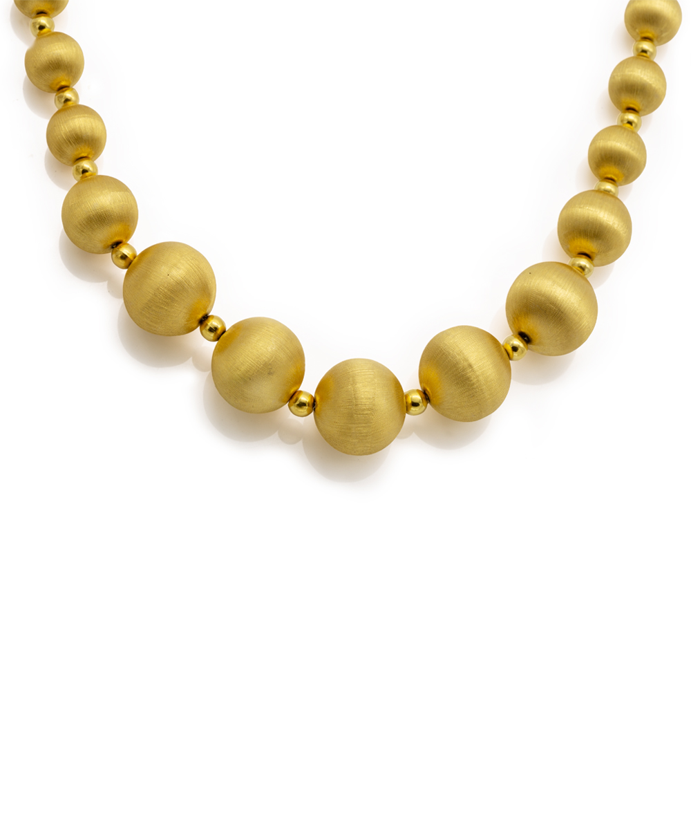 Kette mit Kugeln 585er Gelbgold