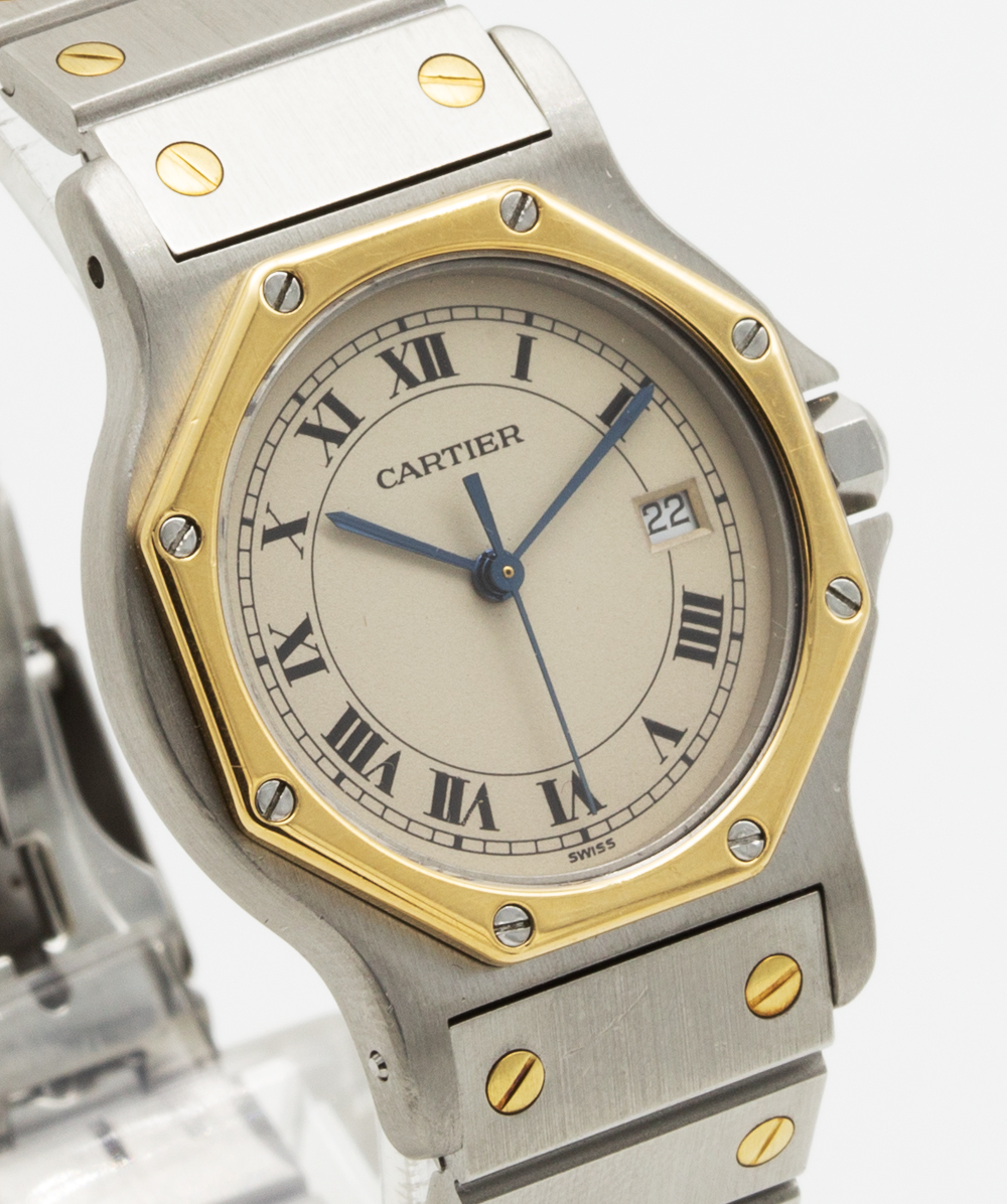 Cartier Santos Octagon 30mm Ref: 187902