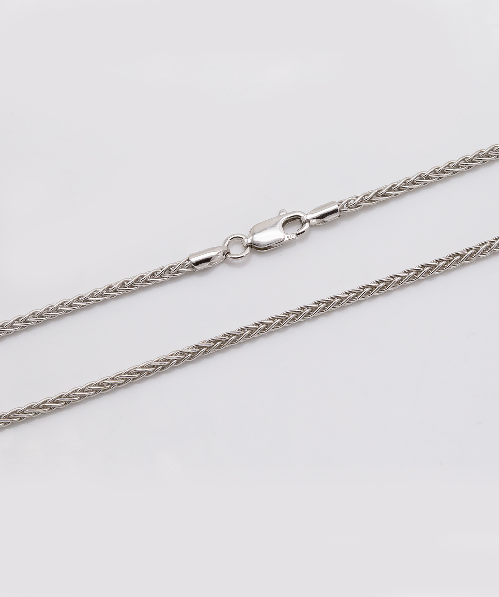 Zopfkette 925er Silber