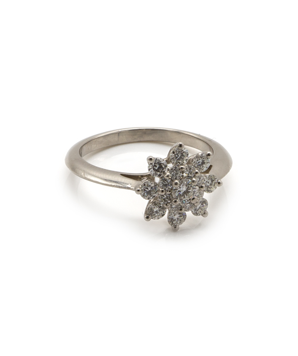 Tiffany Brillantring 950er Platin