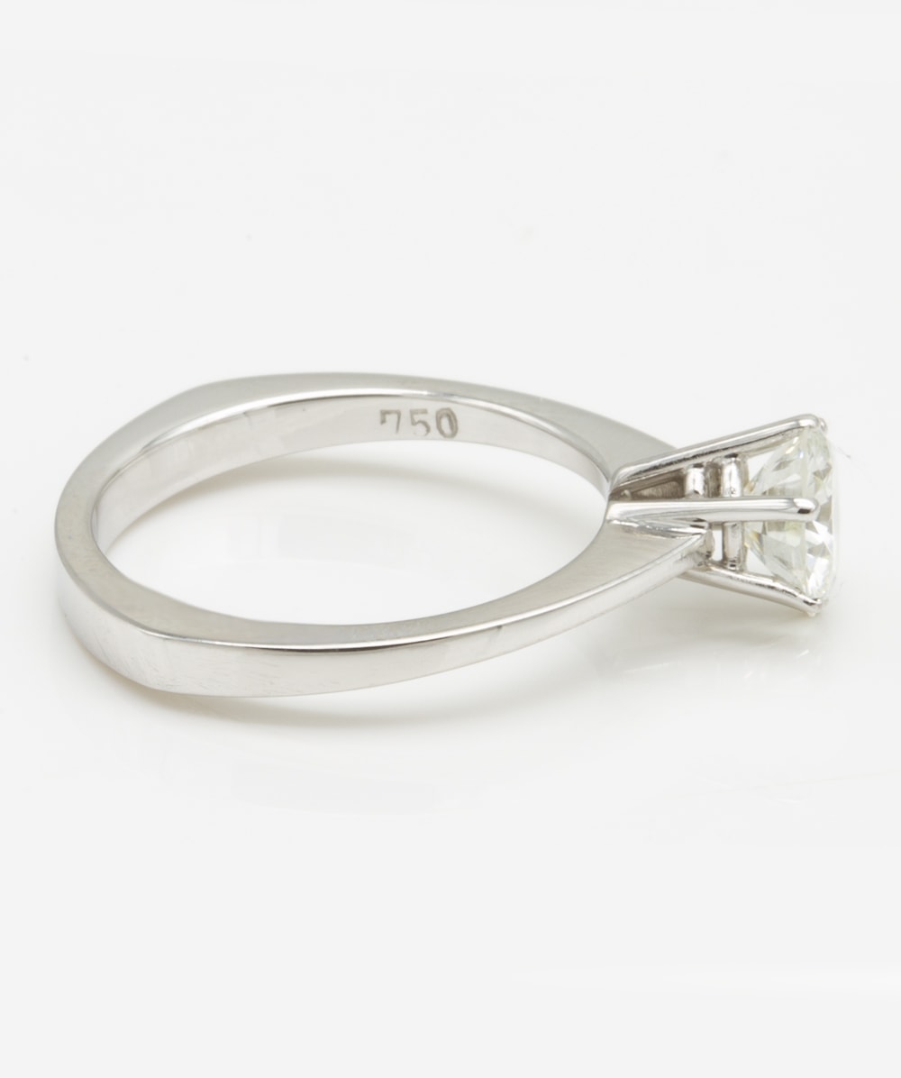 Ring mit Brillantsolitär 1ct. 750er Gold