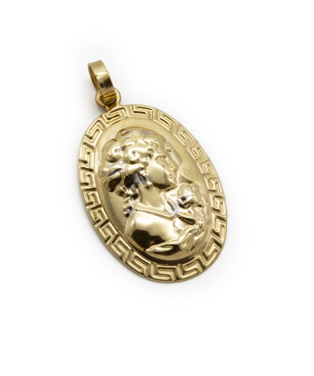 Anhänger Gemme 585er Gelbgold
