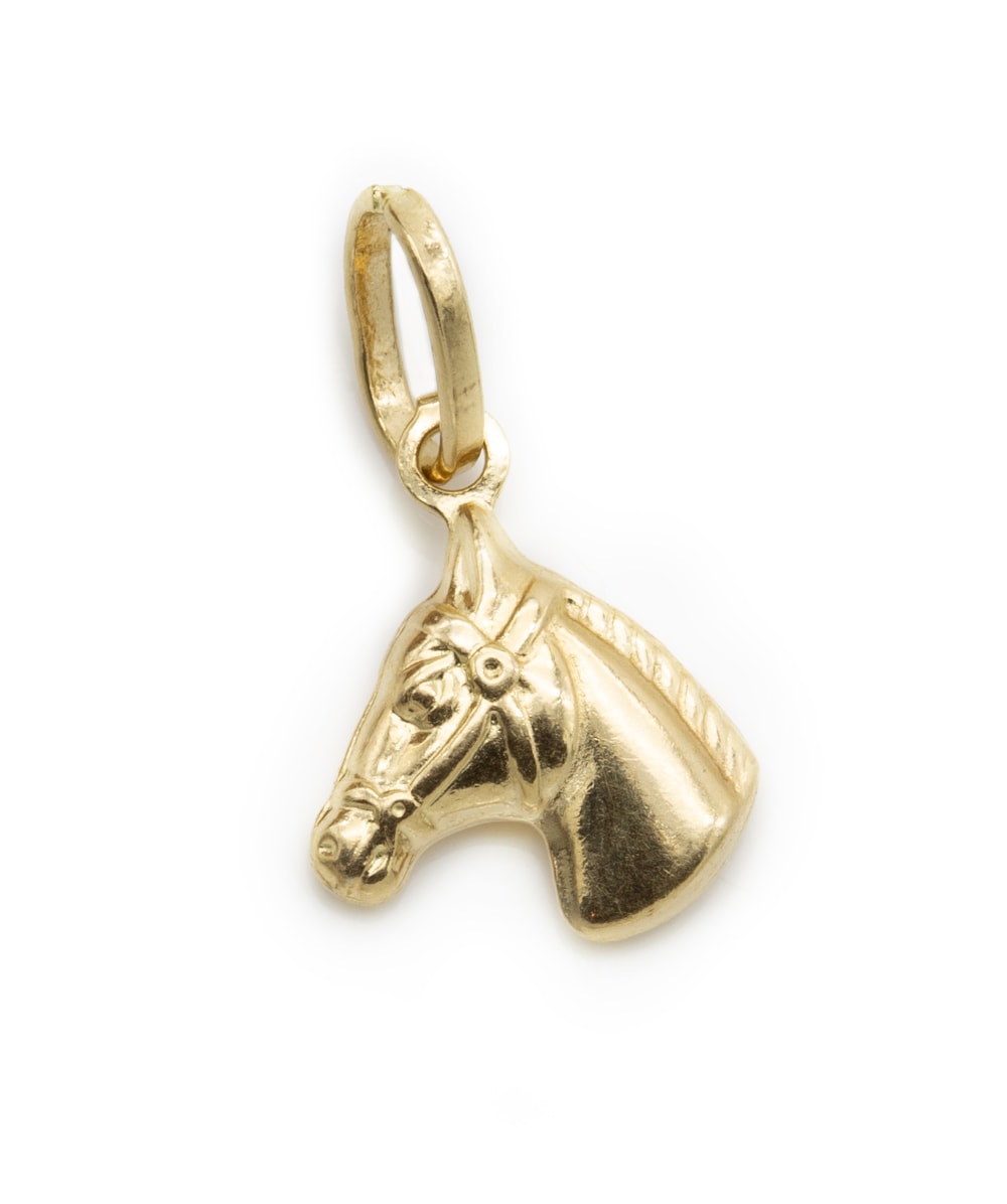 Anhänger Pferd 585er Gelbgold