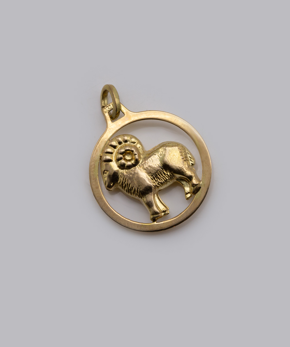 Anhänger Widder 333er Gelbgold