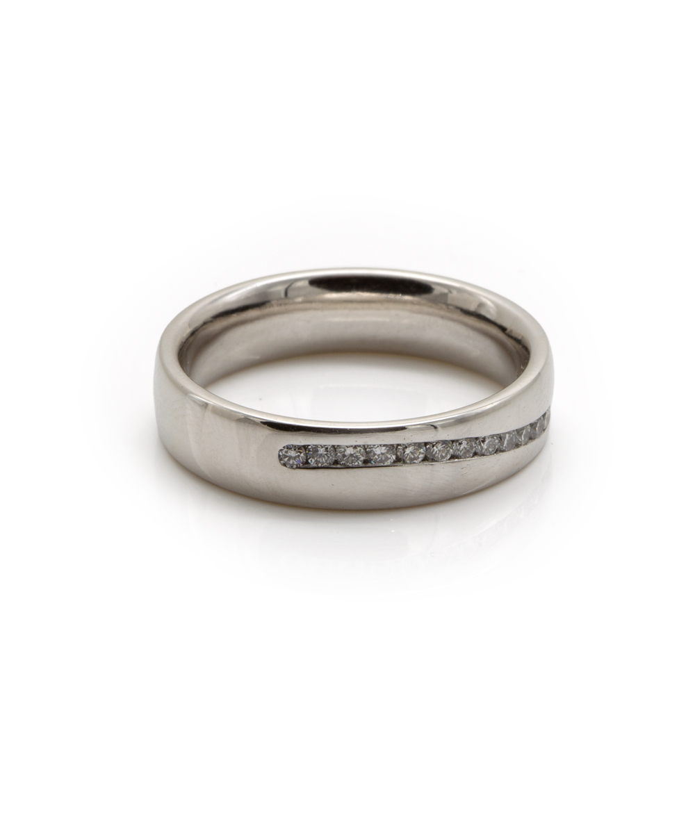 Ring mit Brillanten 585er Weißgold