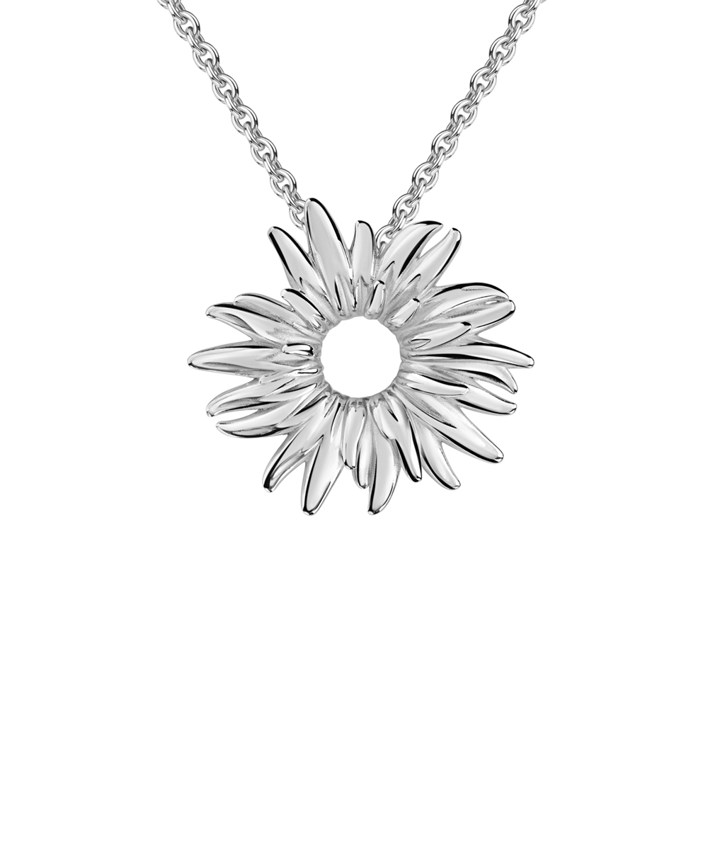 Anhänger Blume 925 Silber 