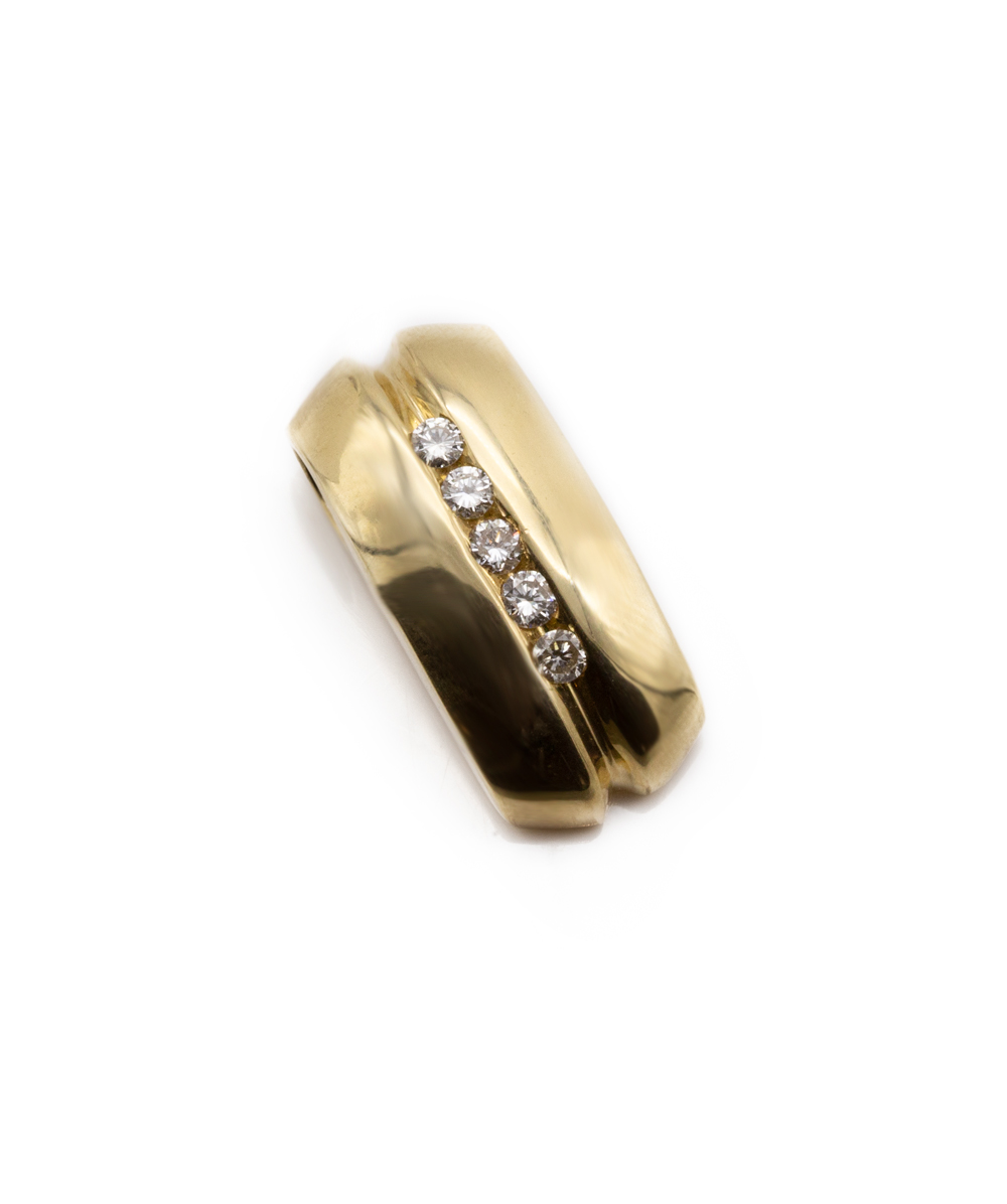 Anhänger mit Brillanten 585er Gelbgold