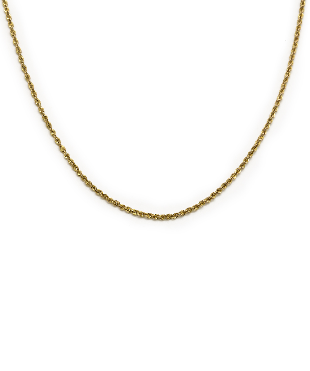 Kordelkette 585er Gelbgold