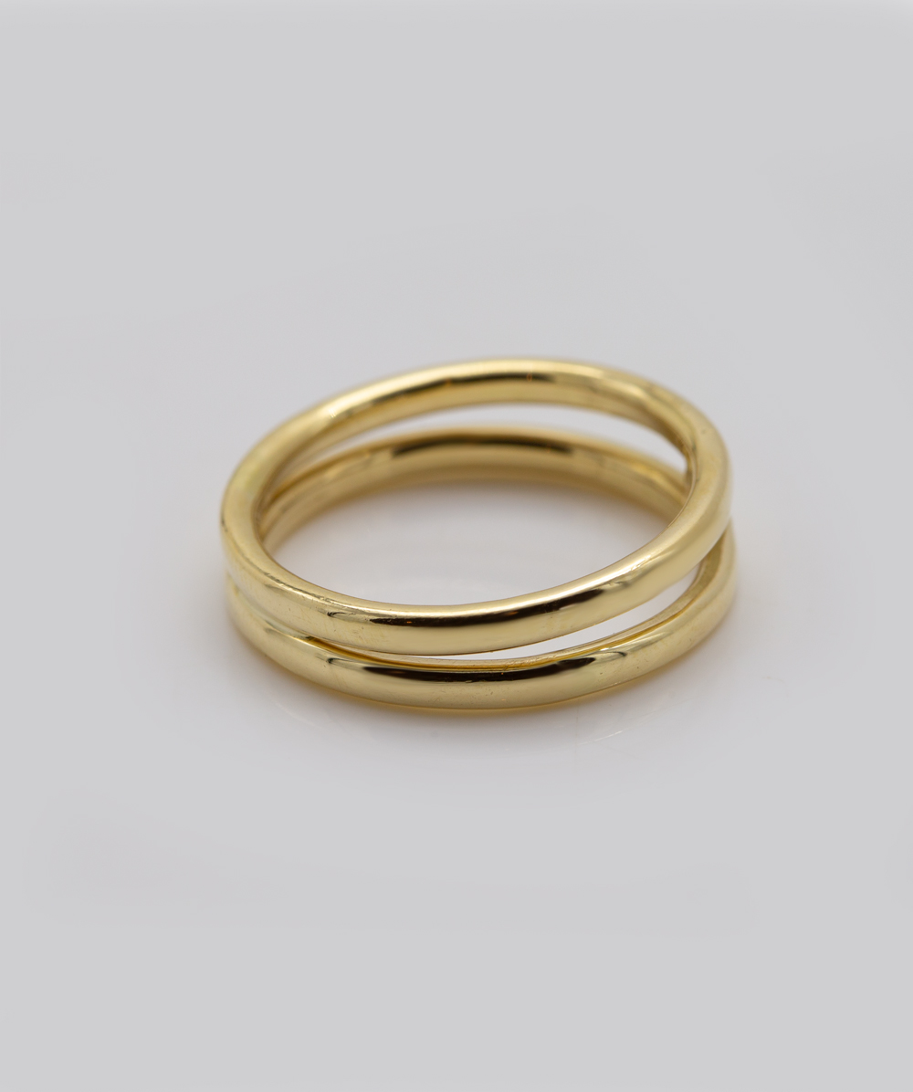 Ring mit Brillantsolitär 585er Gelbgold