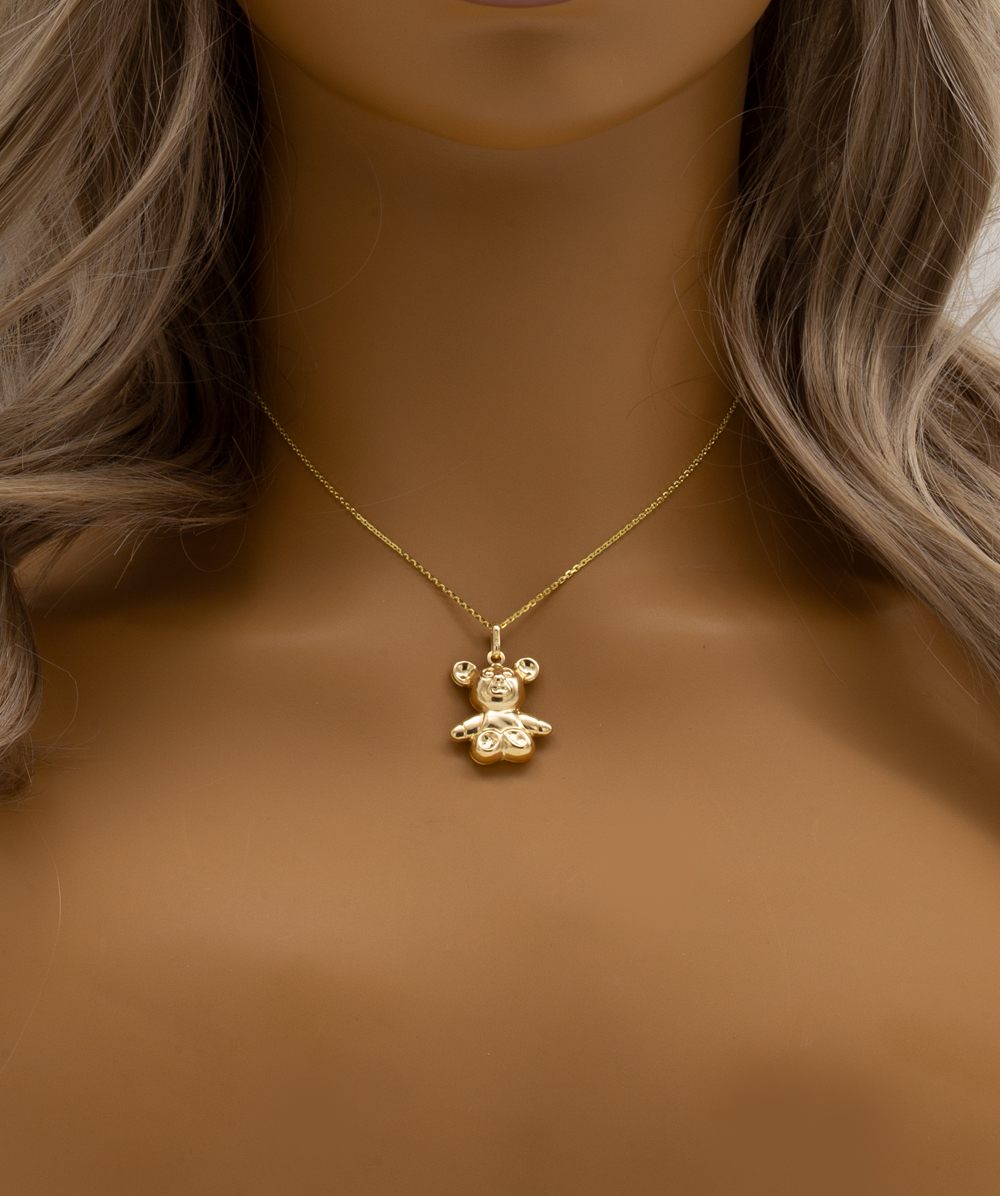Anhänger Bärchen 585er Gelbgold