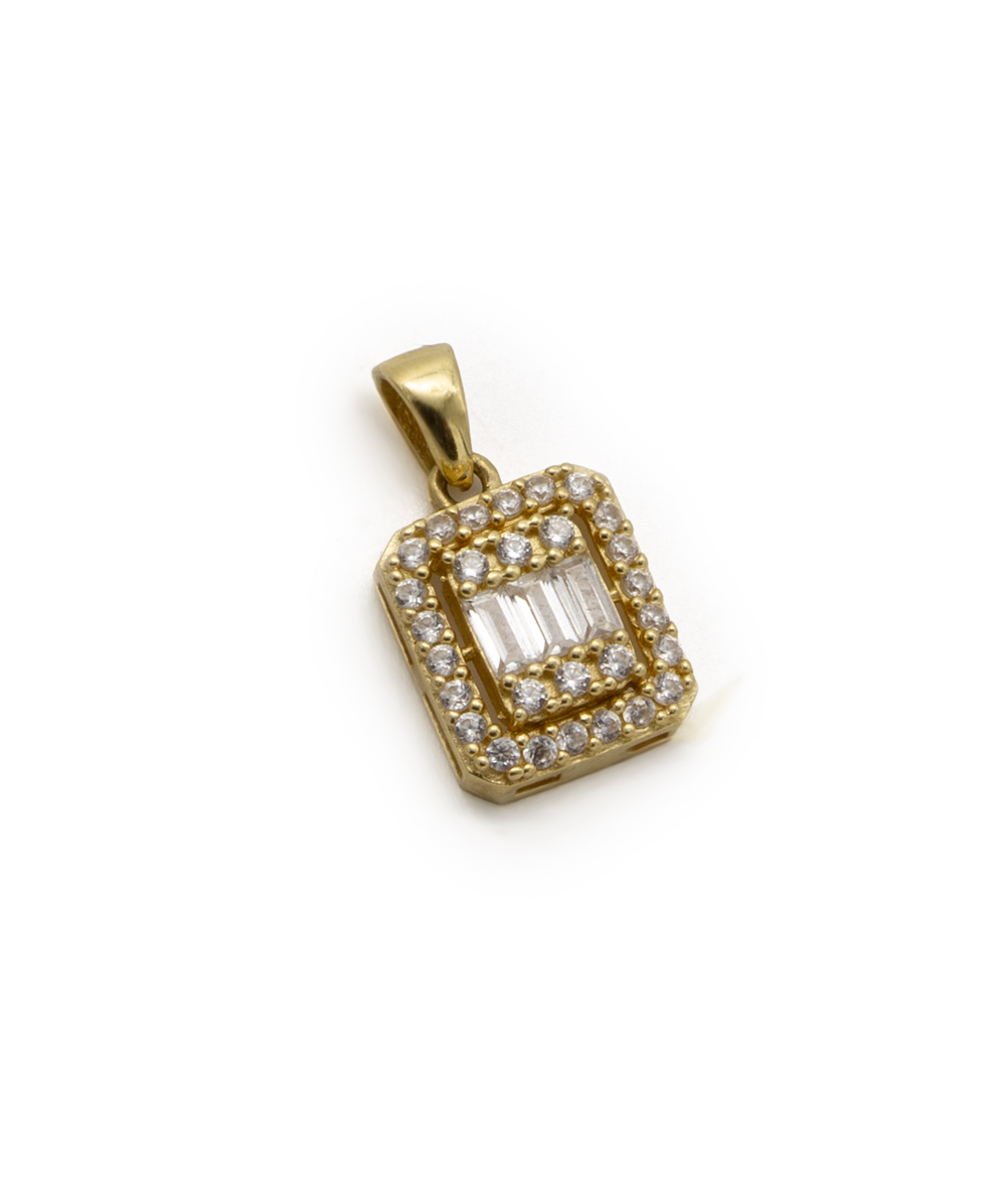 Anhänger mit Zirkonia 585er Gelbgold