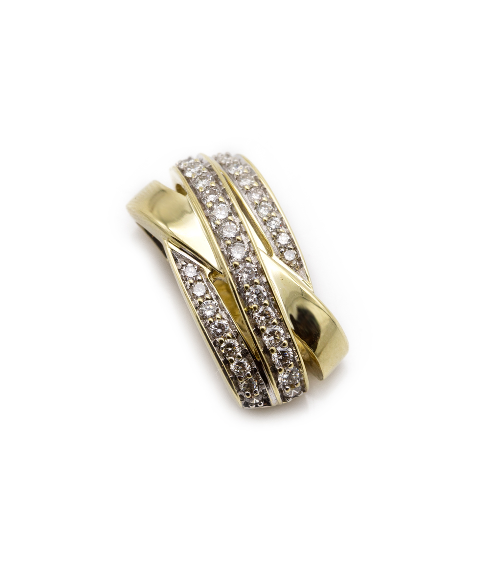 Anhänger mit Brillanten 585er Gelbgold