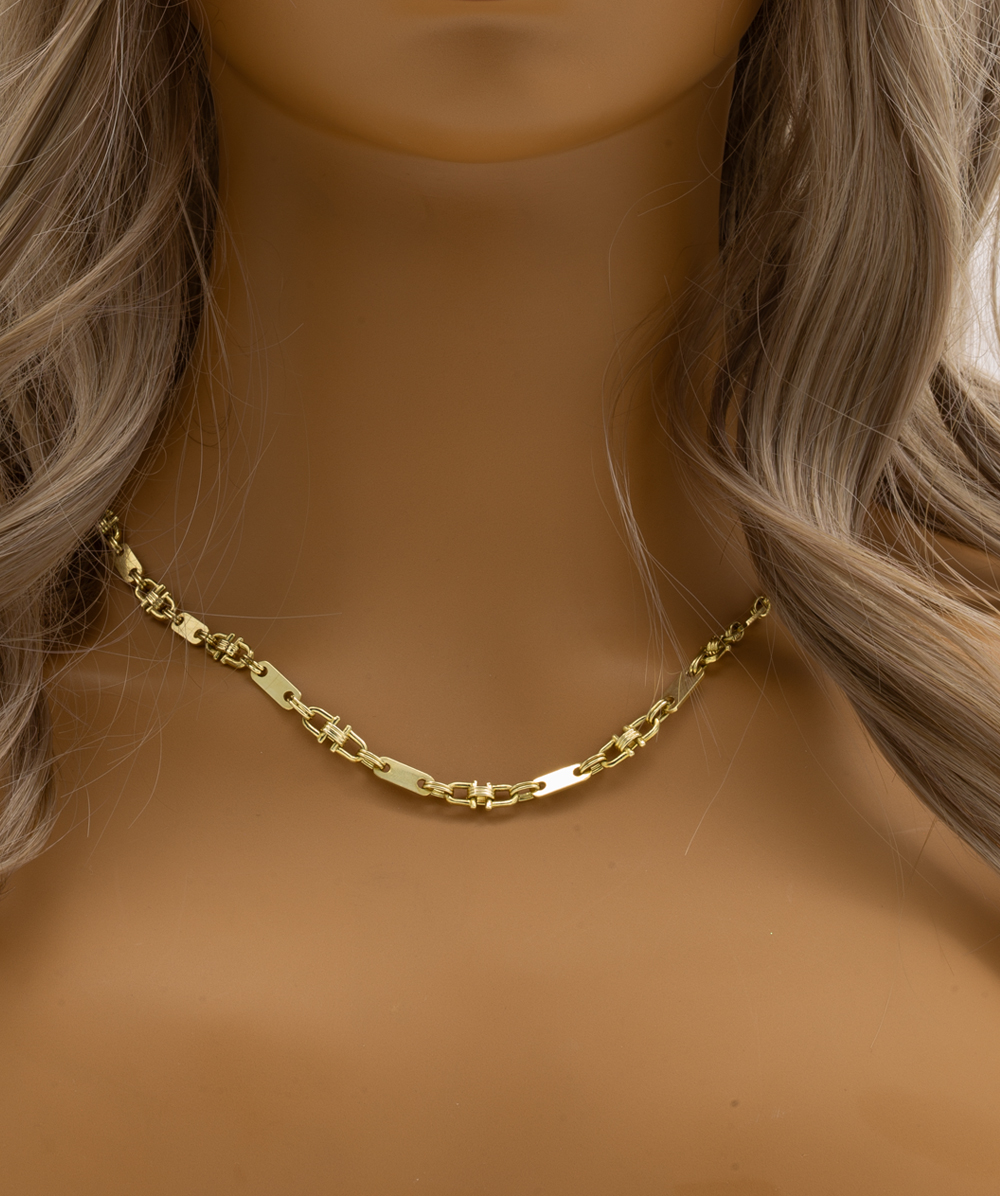 Halskette 585er Gelbgold