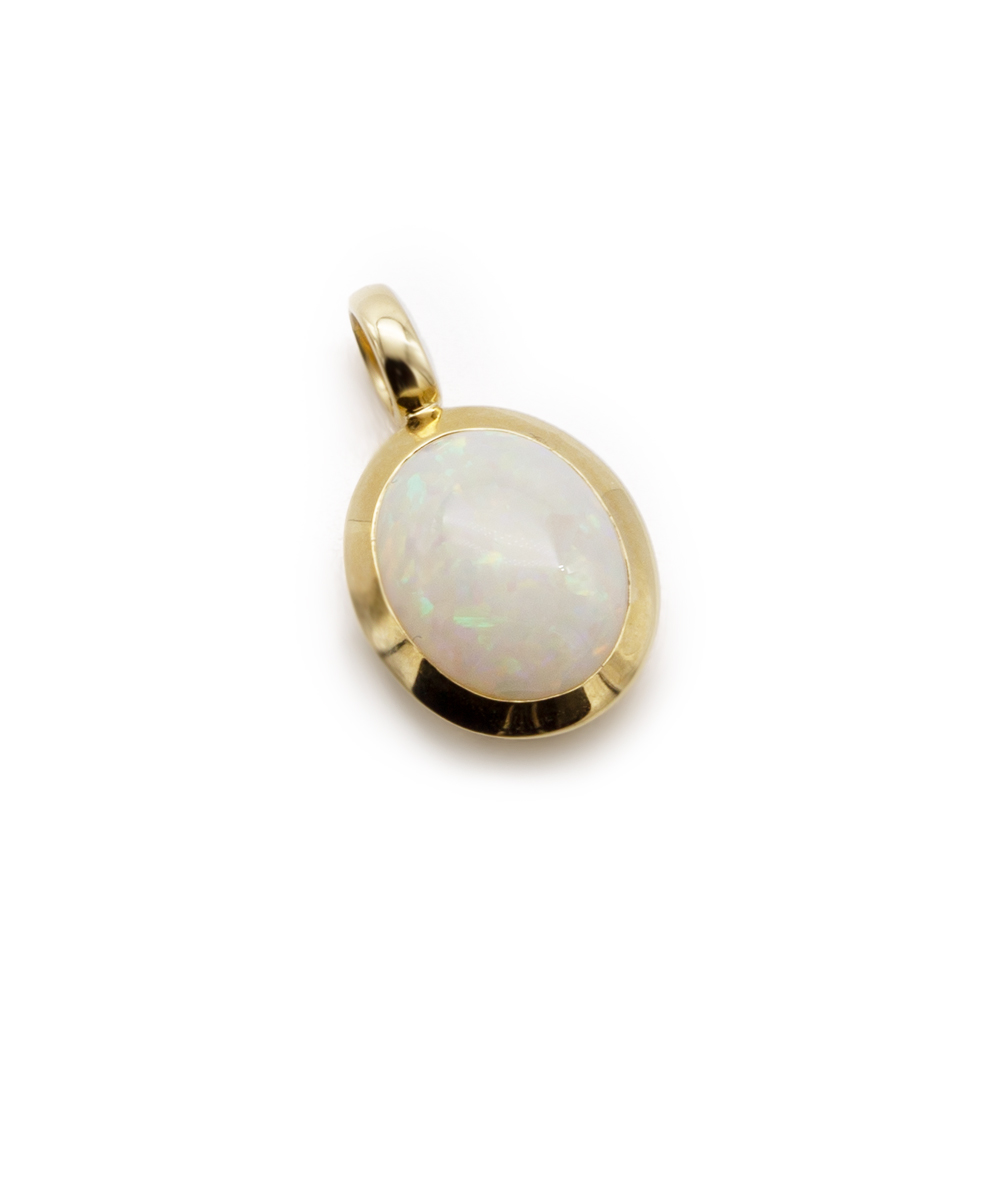 Anhänger mit Opal 585er Gelbgold 