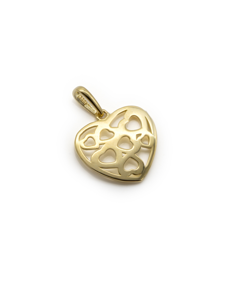 Anhänger Herz 333er Gelbgold
