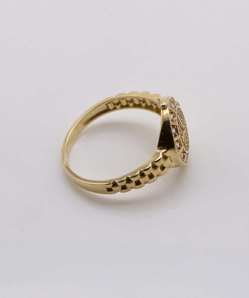 Ring mit Zirkonia 585er Gold