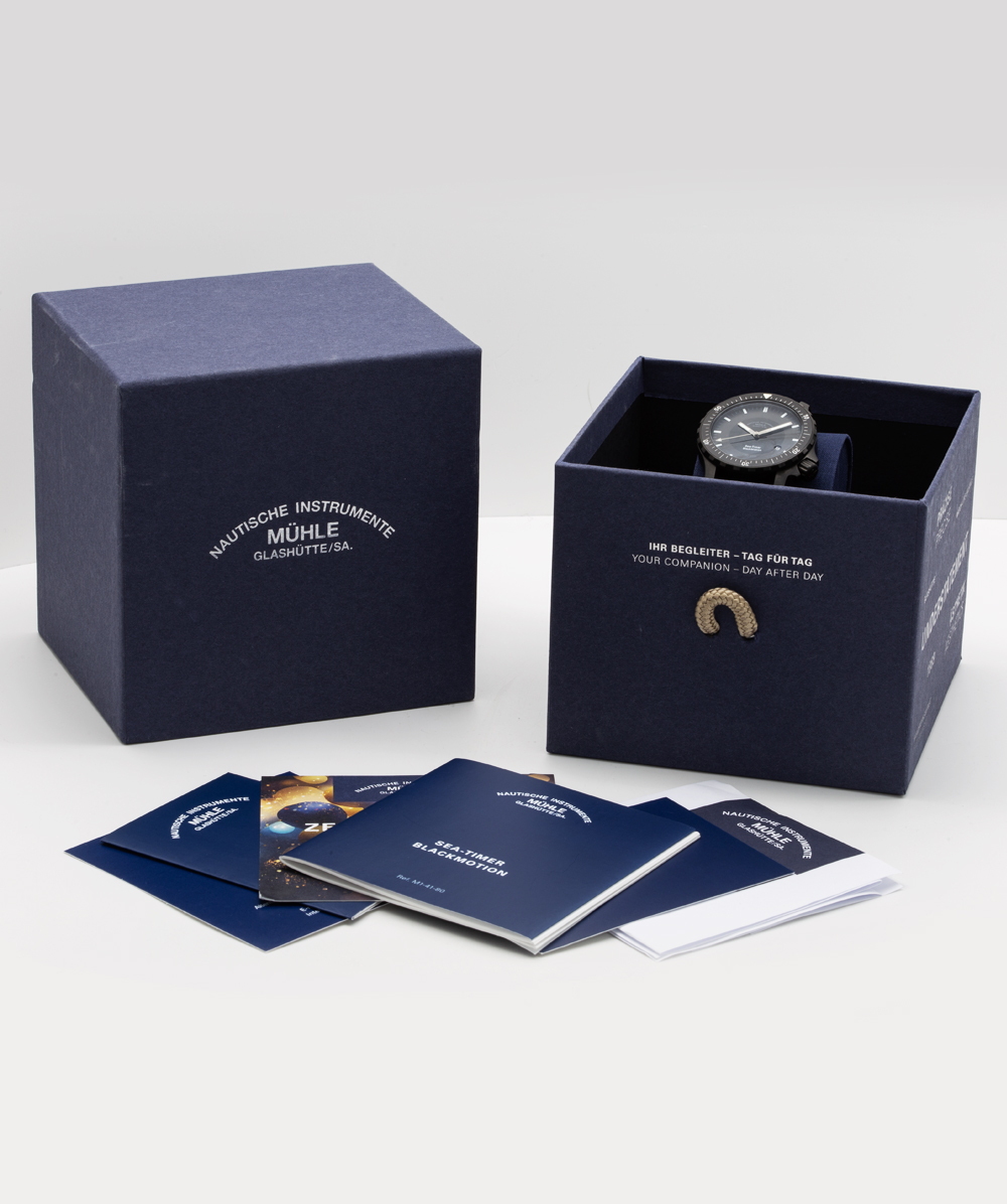 Reserviert in Neuss bis 8.07.2026 Stammkunde von uns!!! Mühle Glashütte Sea-Timer Referenz: M1-41-83-200-CB