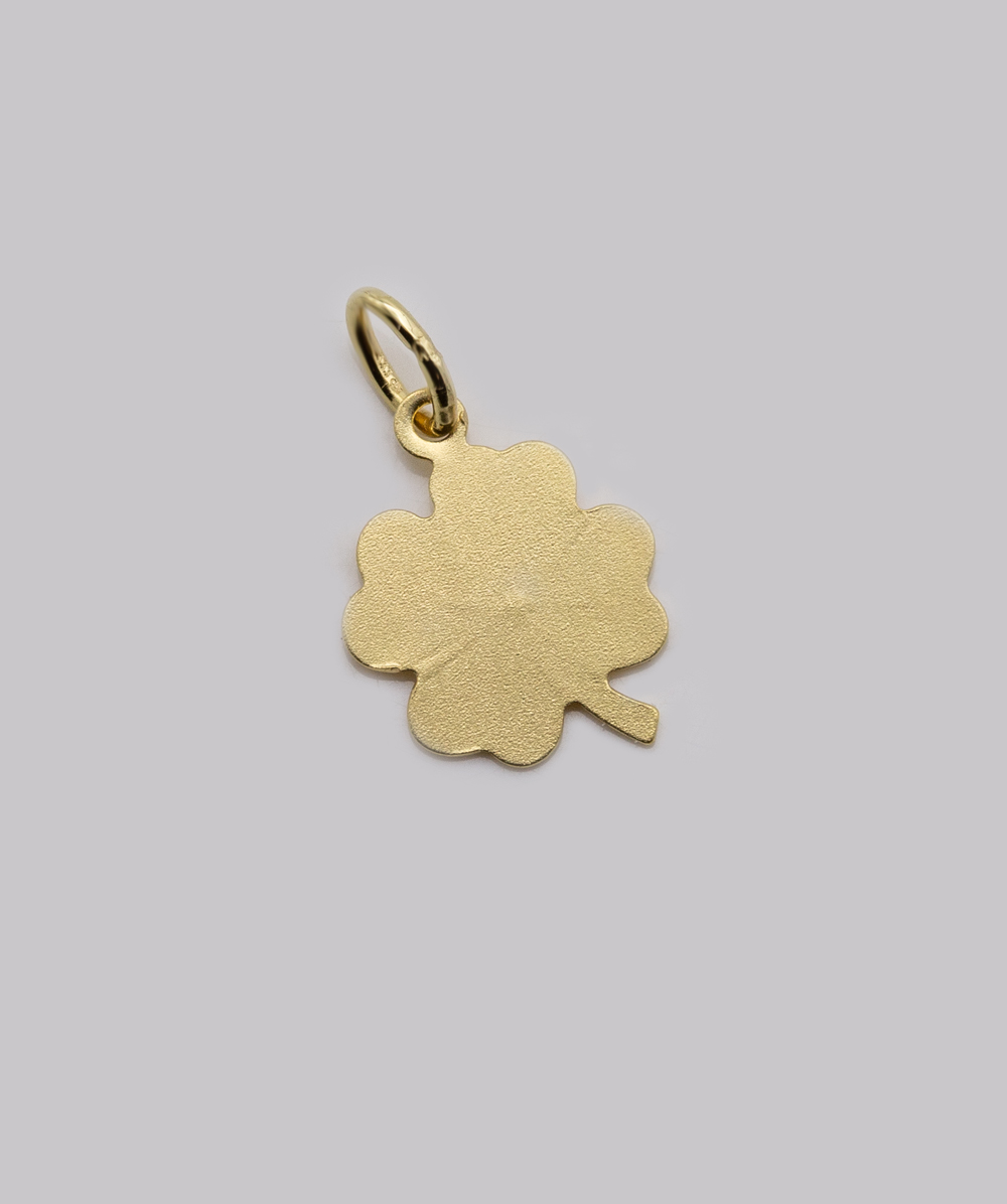 Anhänger Kleeblatt 333er Gelbgold