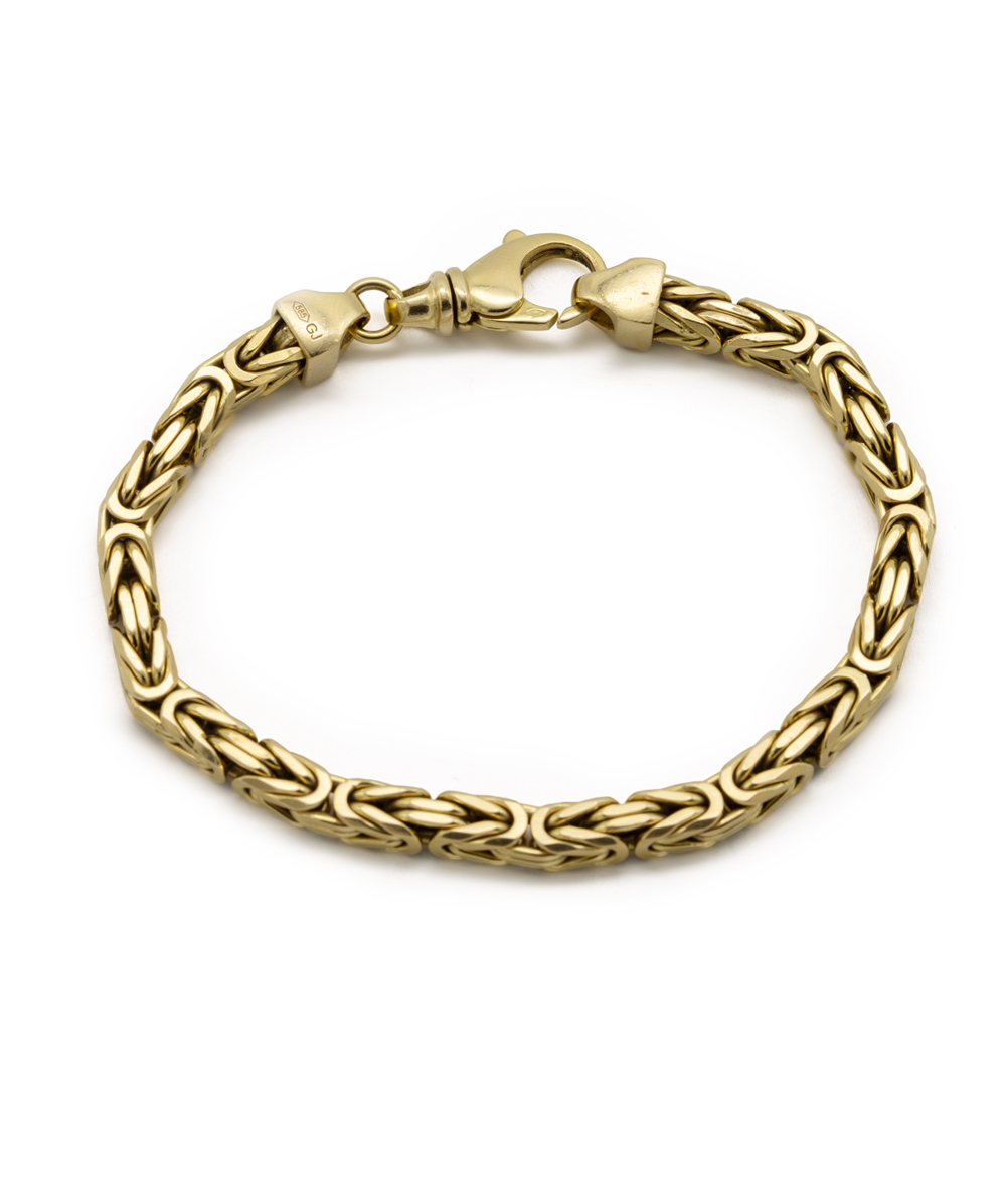 Königsarmband 585er Gelbgold