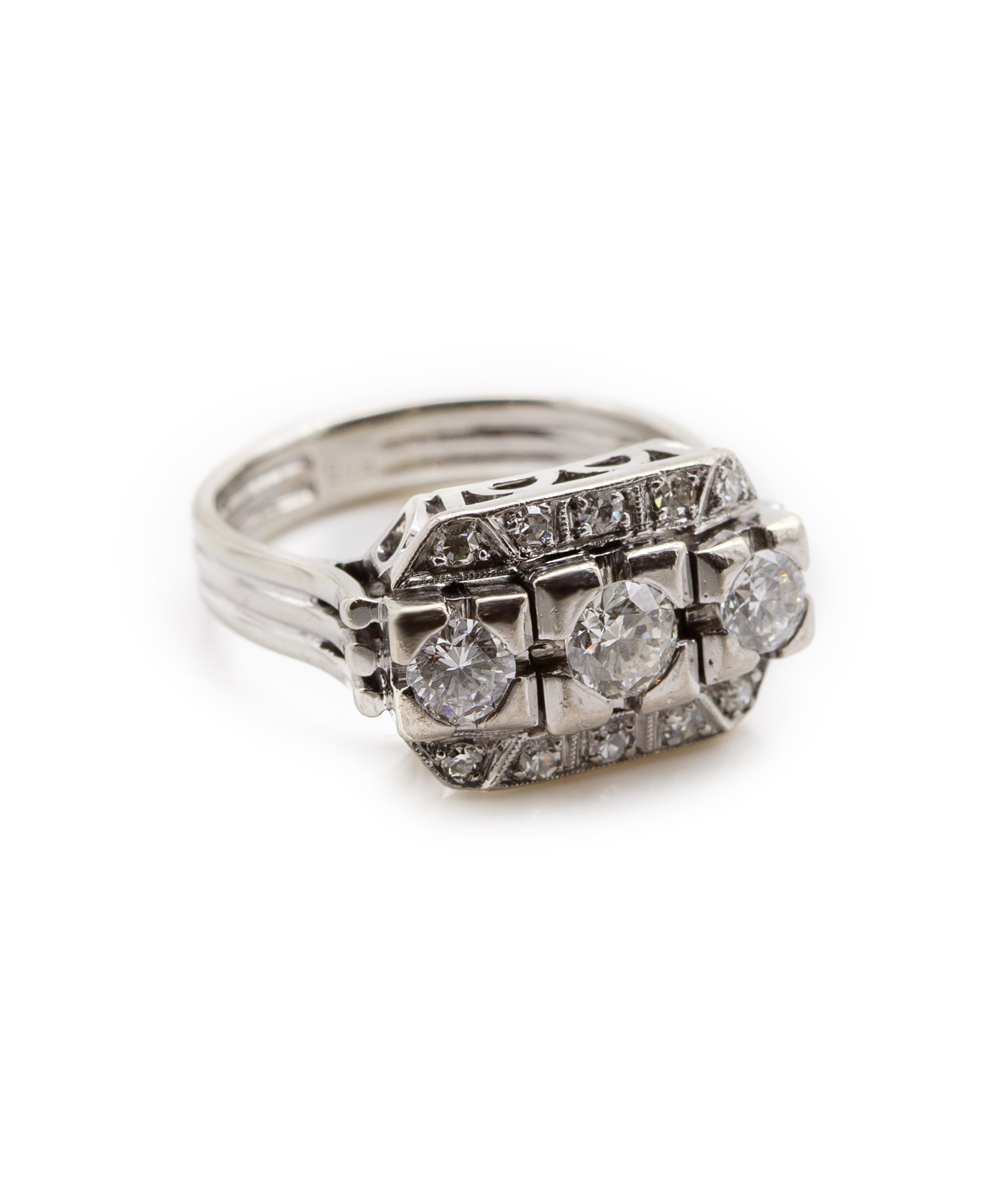 Diamantring 585er Weißgold