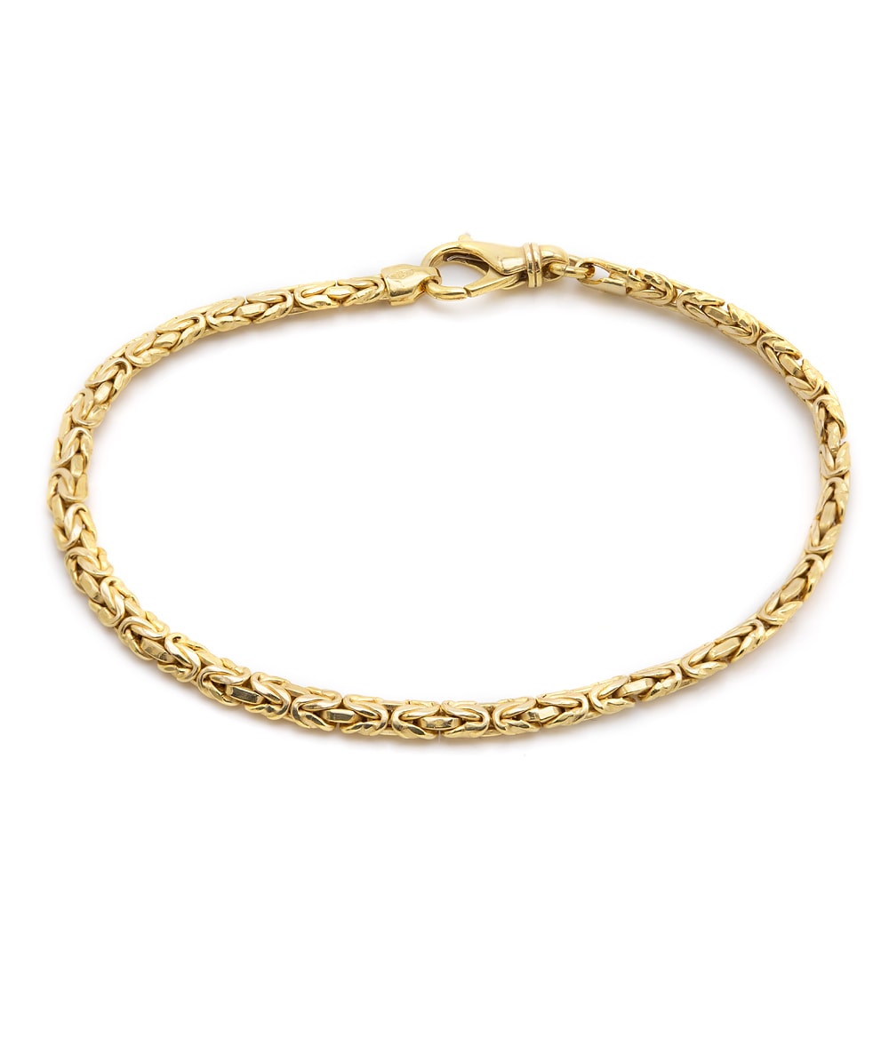 Armband Königsmuster 585er Gelbgold 