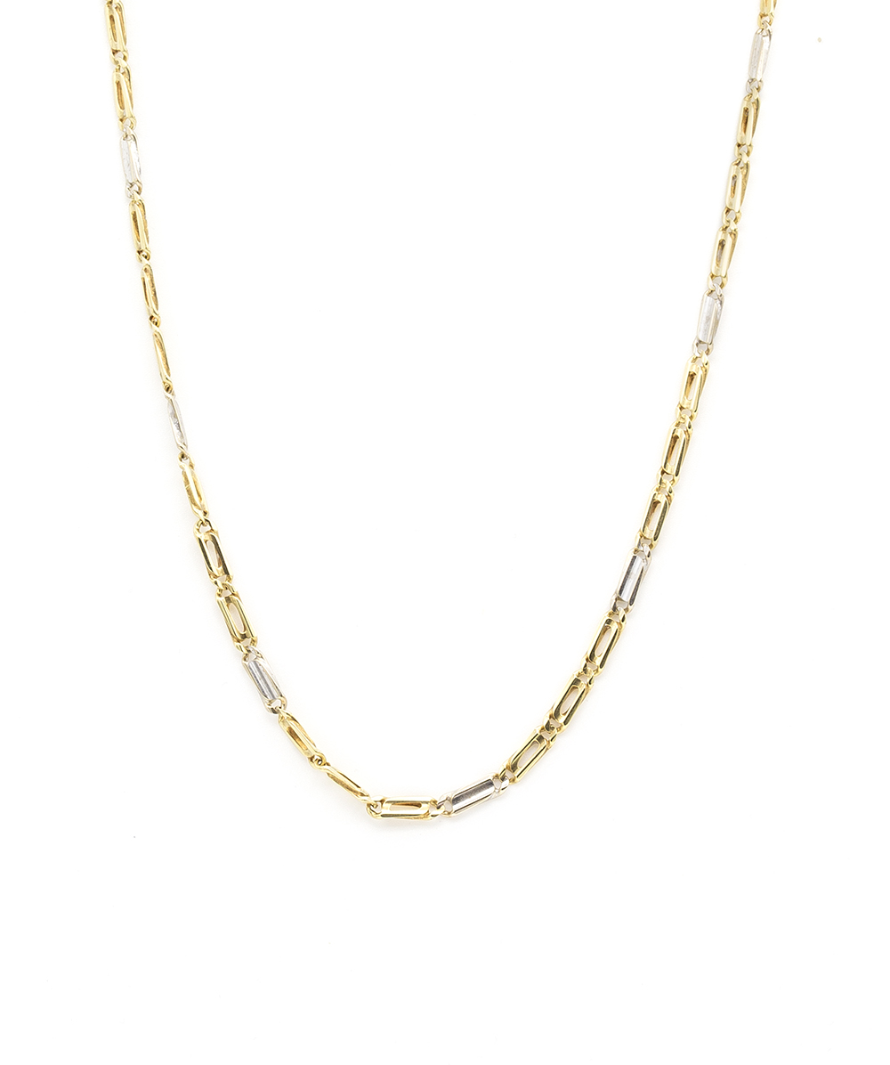  Halskette 585er Gold bicolor